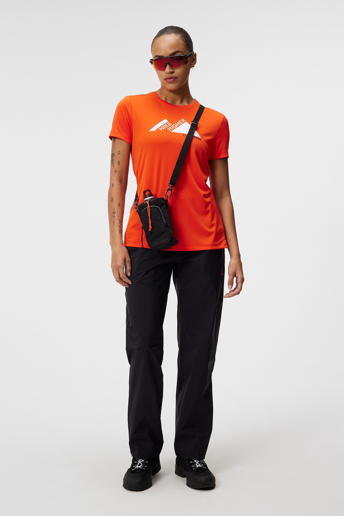 Valeria Graphic T-shirt in Tangerine Tango by J.Lindeberg