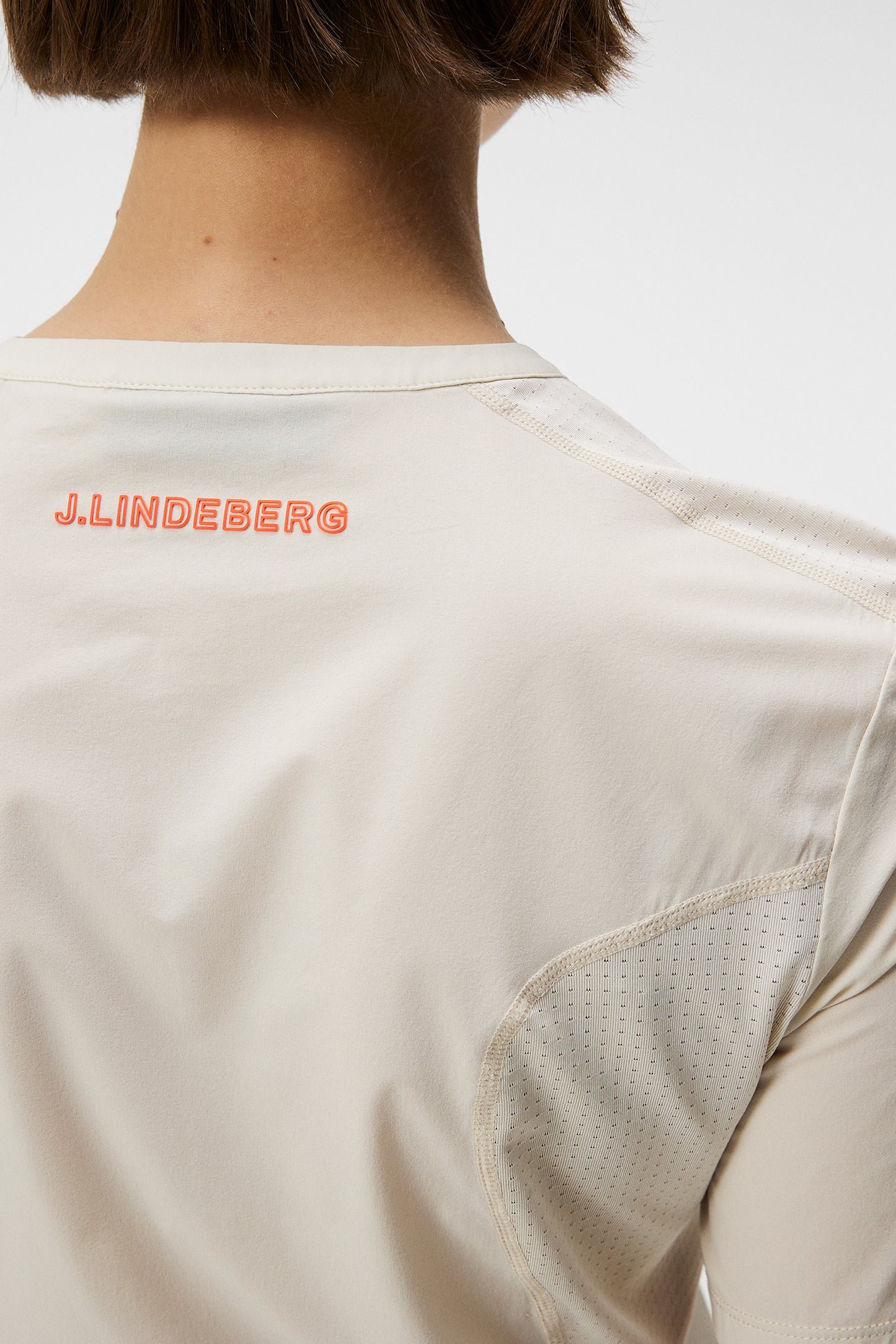 Landa Pro Pack T-shirt in Almond Milk by J.Lindeberg
