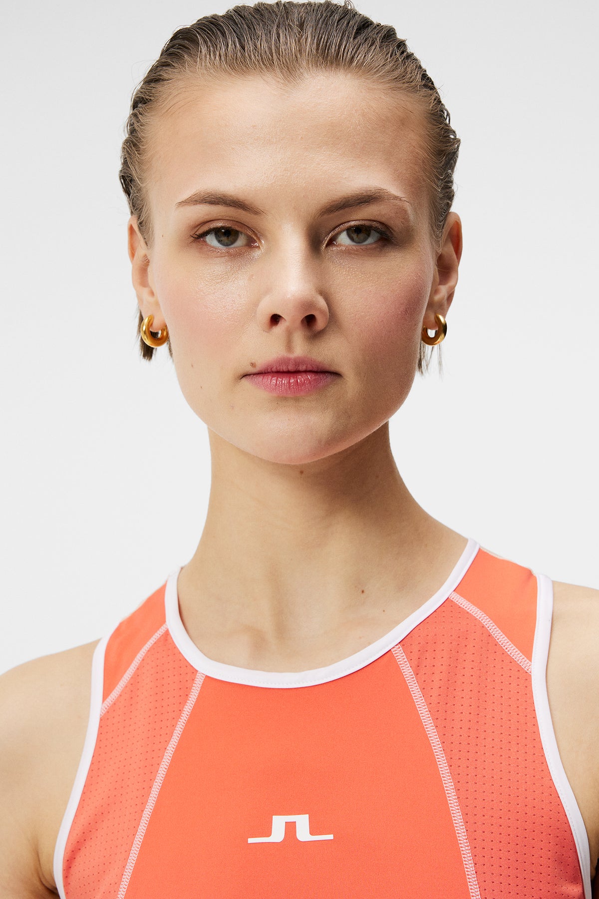 Miriam Top in Hot Coral by J.Lindeberg