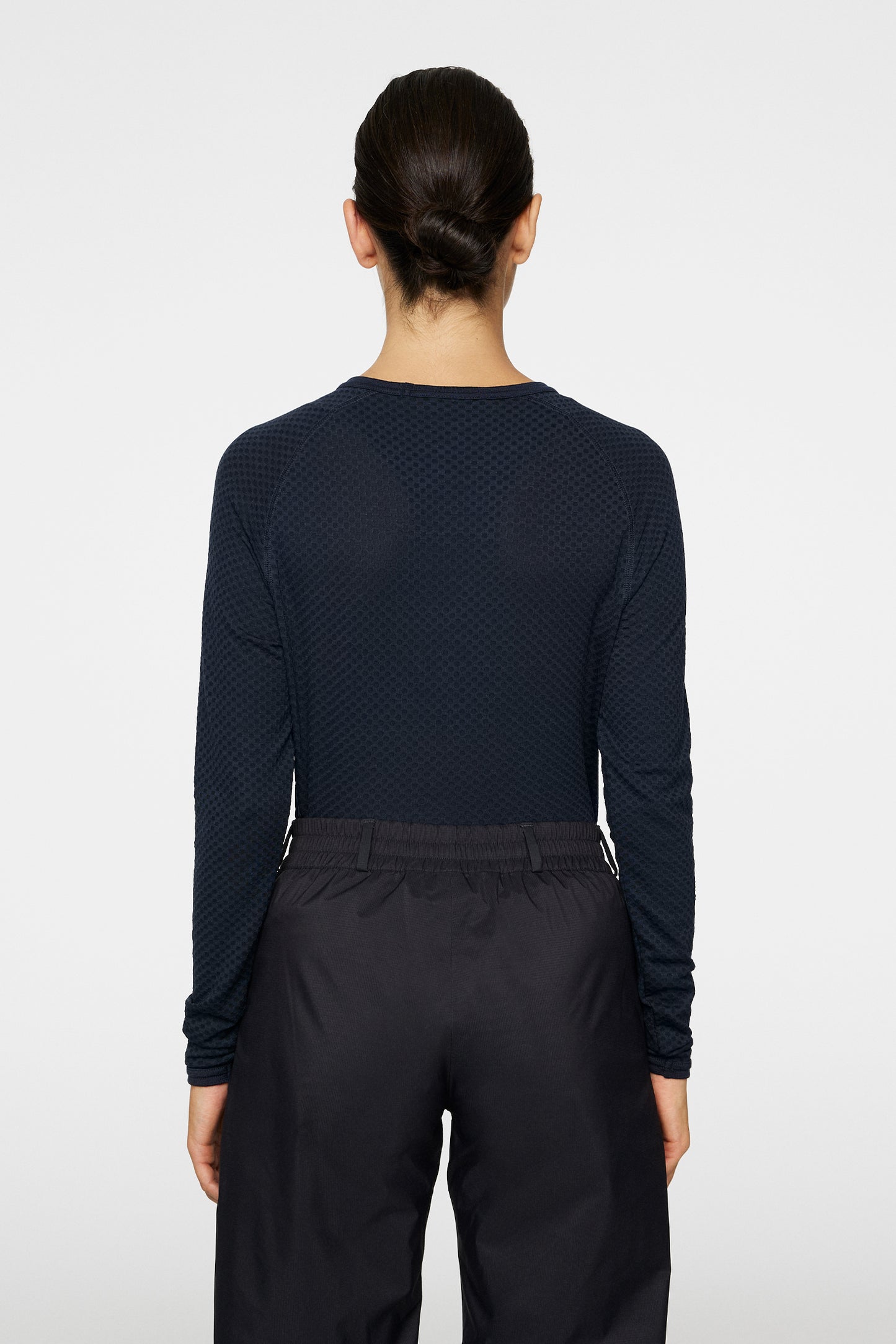 Bella Wool LS T-shirt in JL Navy by J.Lindeberg
