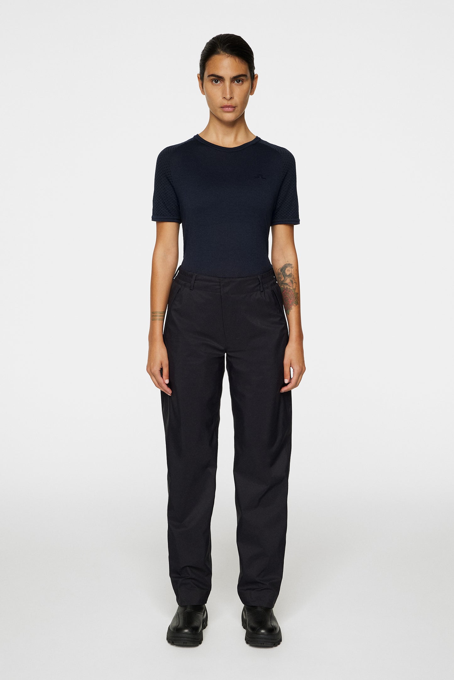 Bella Wool T-shirt in JL Navy by J.Lindeberg