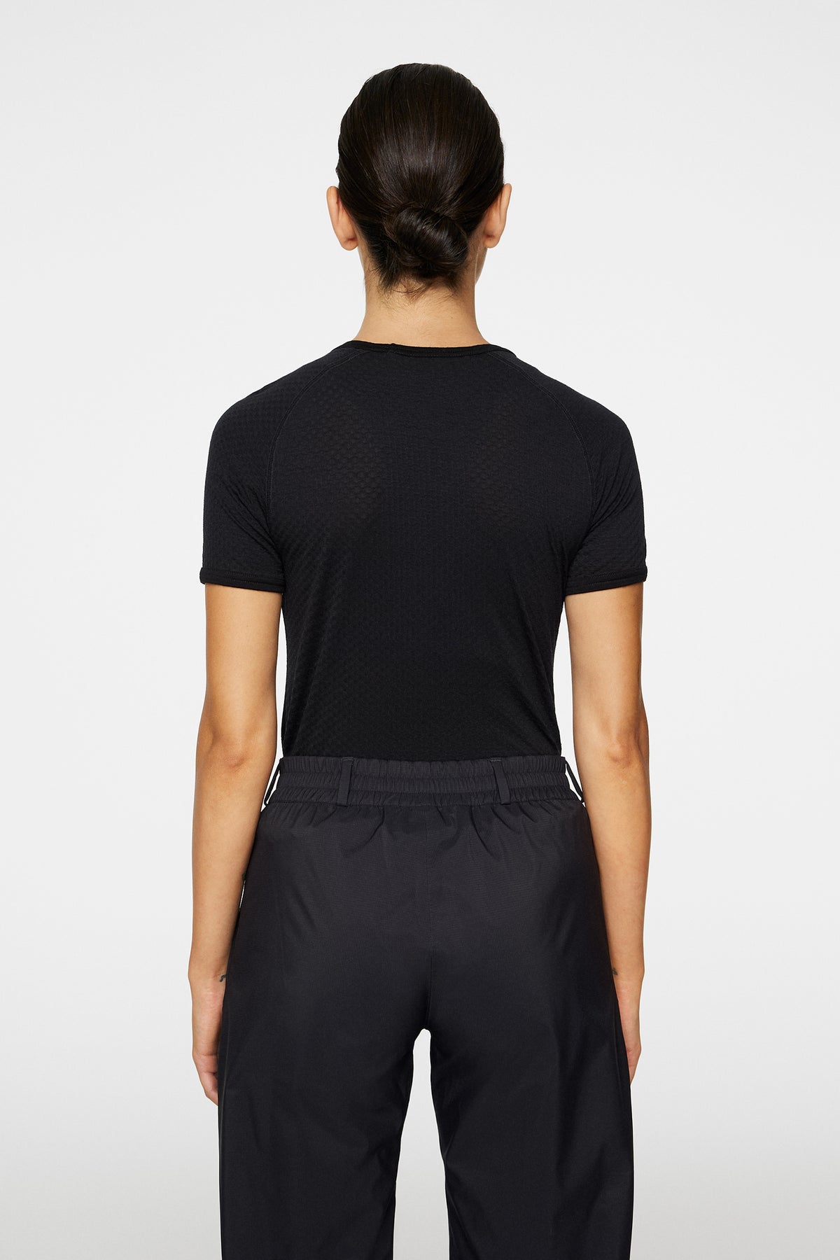 Bella Wool T-shirt in Black by J.Lindeberg