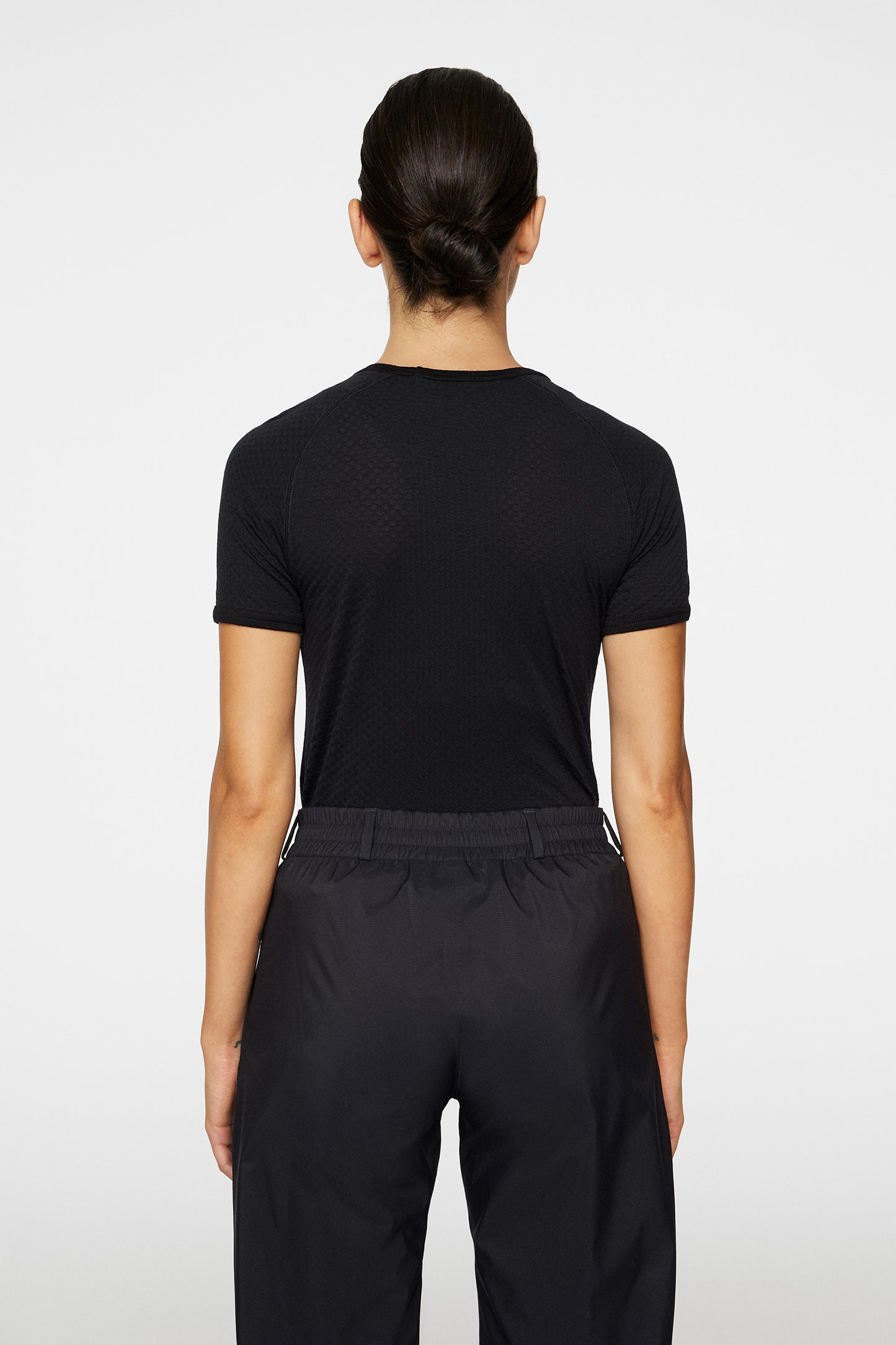 Bella Wool T-shirt in Black by J.Lindeberg