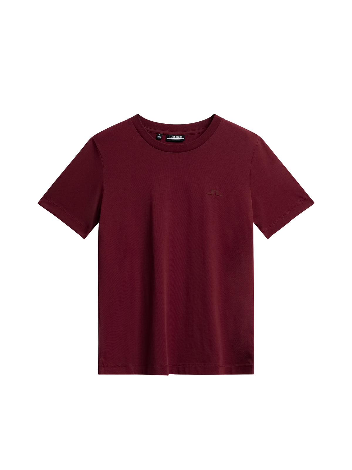 W Alpha T-shirt in Cabernet by J.Lindeberg