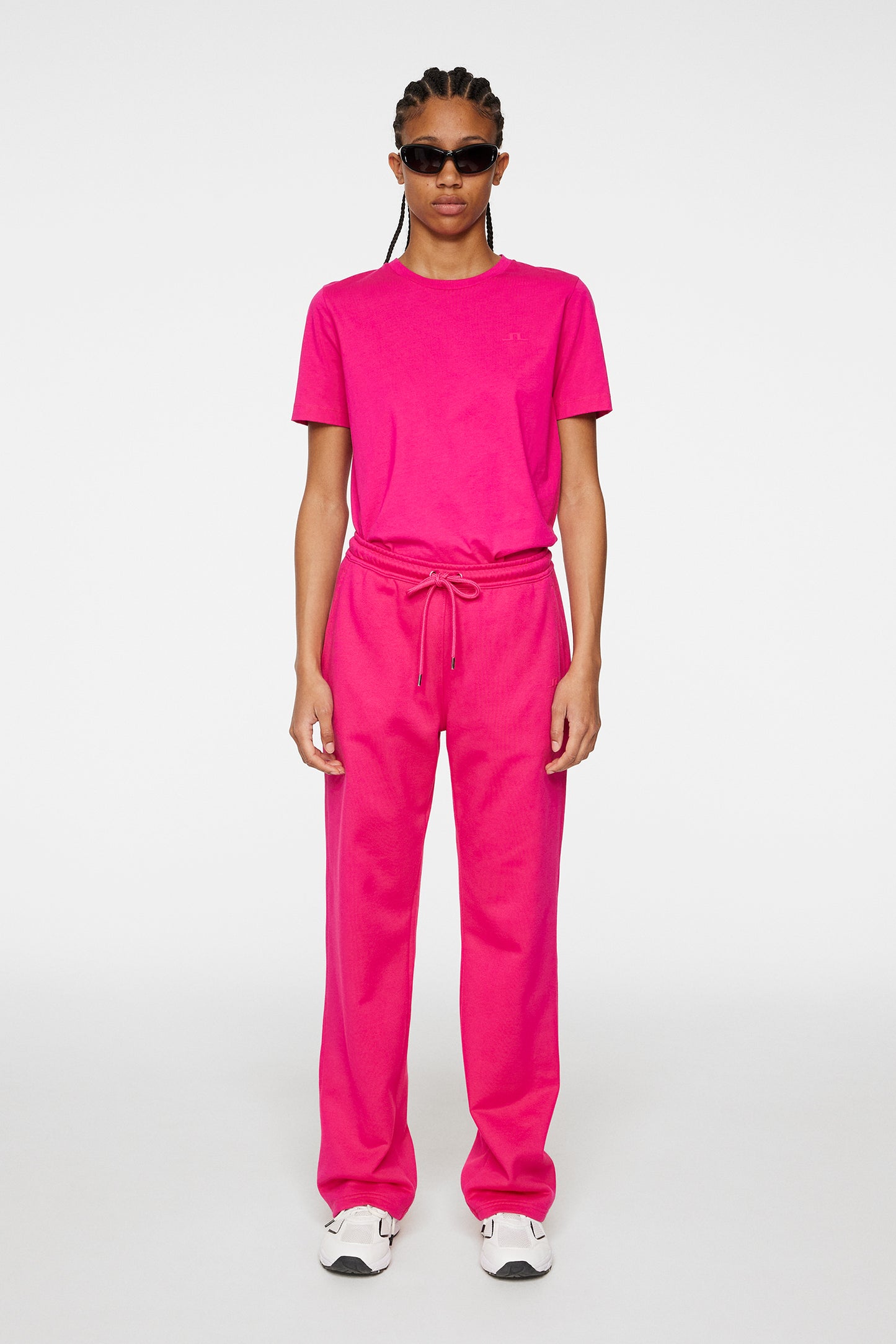 W Alpha T-shirt in Pink Peacock by J.Lindeberg