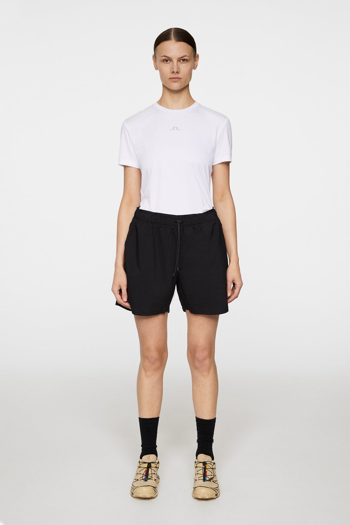 Ada T-shirt in White by J.Lindeberg