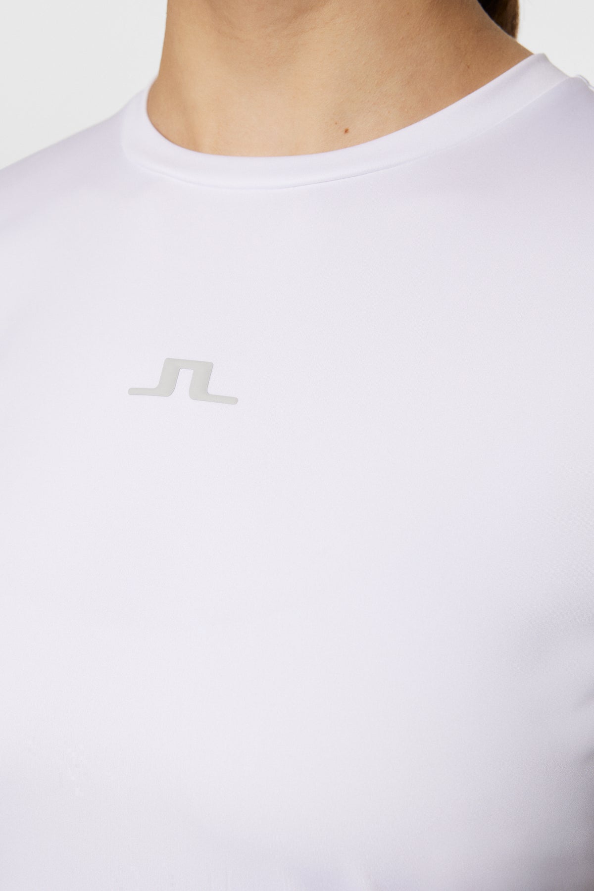 Ada T-shirt in White by J.Lindeberg
