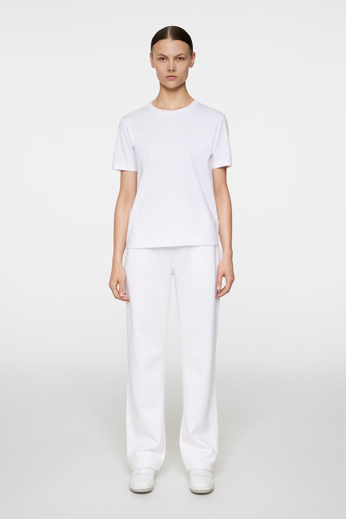 W Alpha T-shirt in White by J.Lindeberg