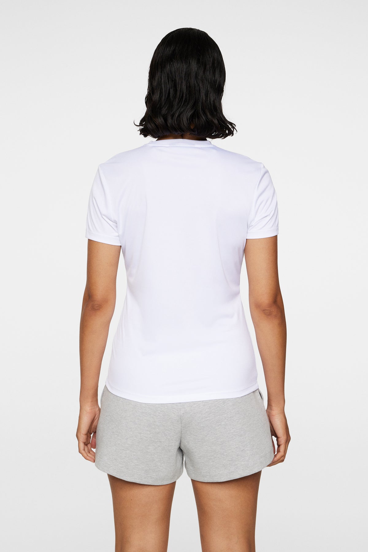 Ada T-shirt in White by J.Lindeberg