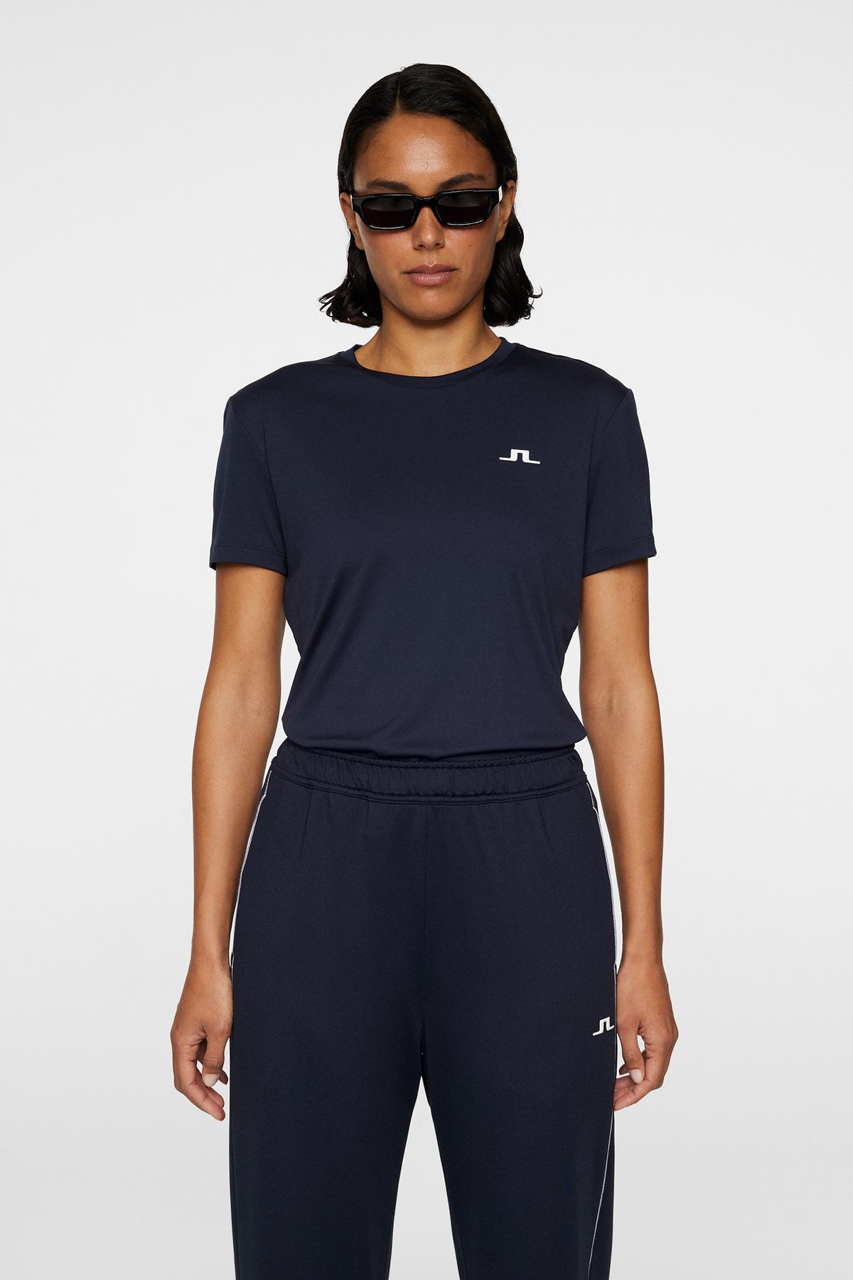 Ada T-shirt in JL Navy by J.Lindeberg