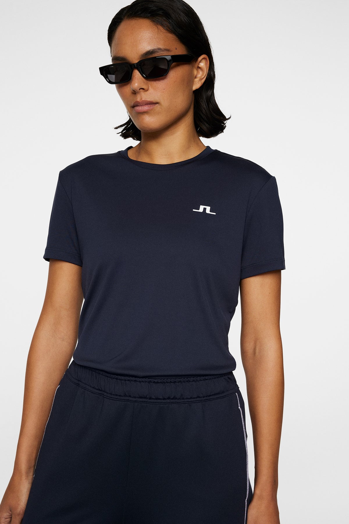 Ada T-shirt in JL Navy by J.Lindeberg