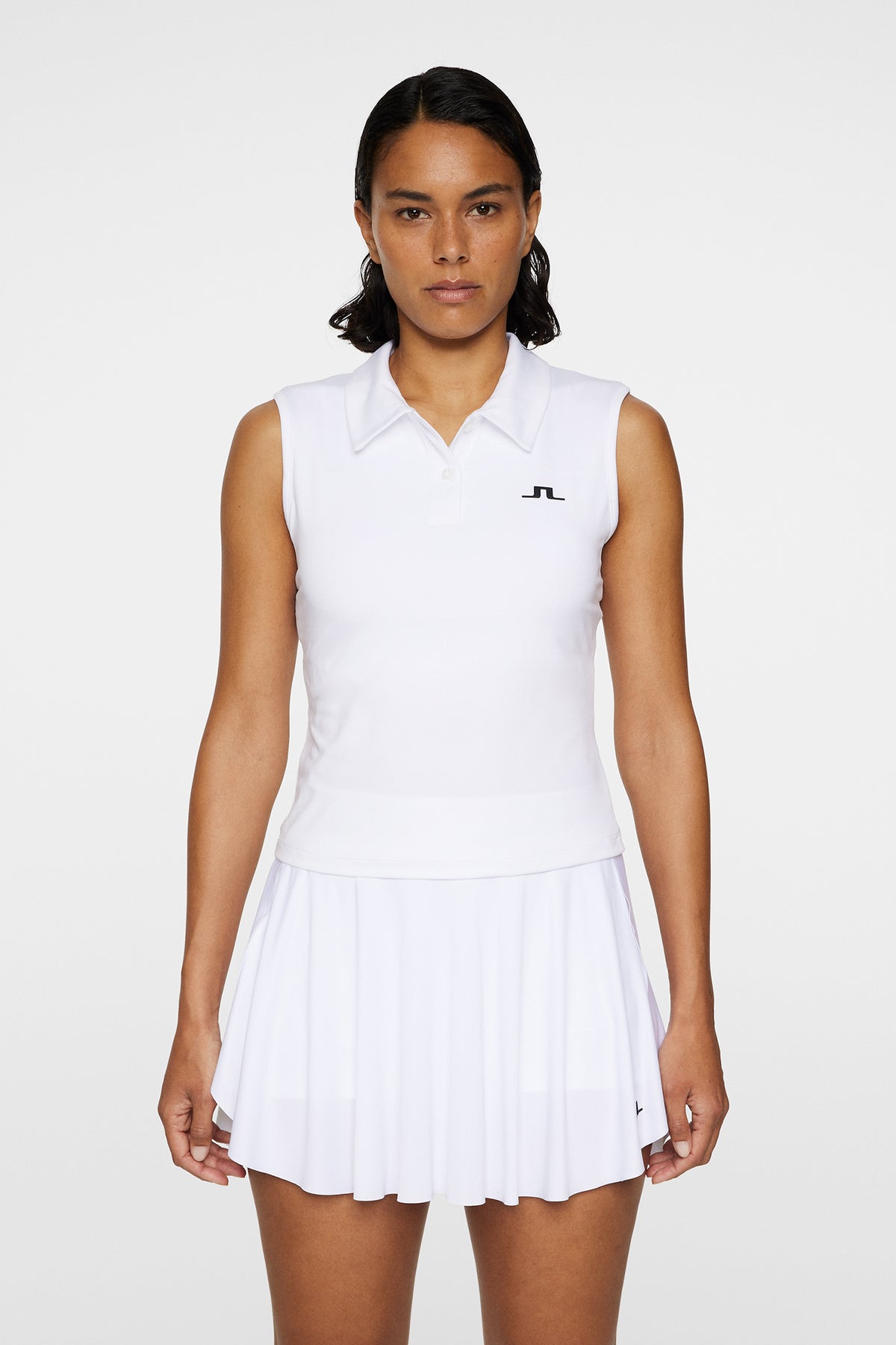 Lindy Top in White by J.Lindeberg