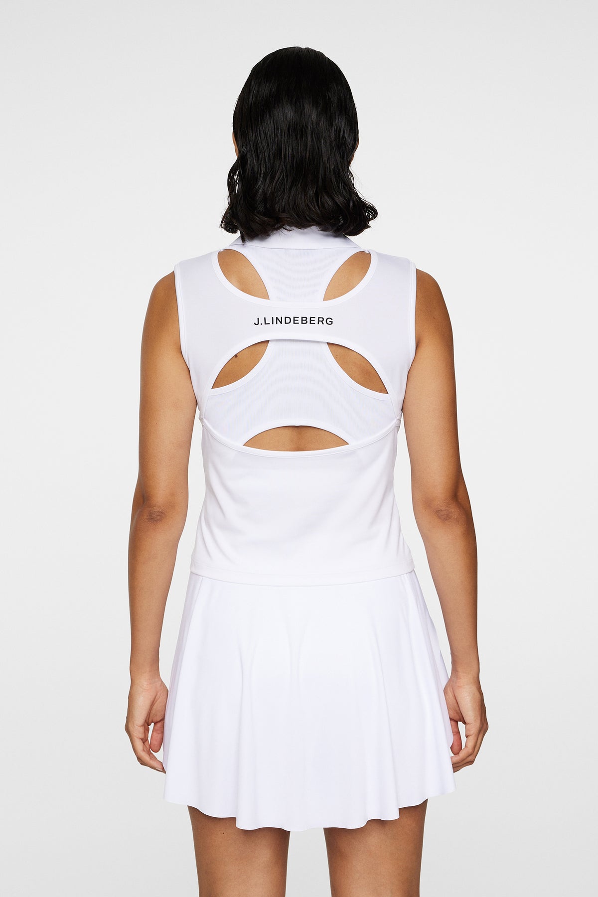 Lindy Top in White by J.Lindeberg