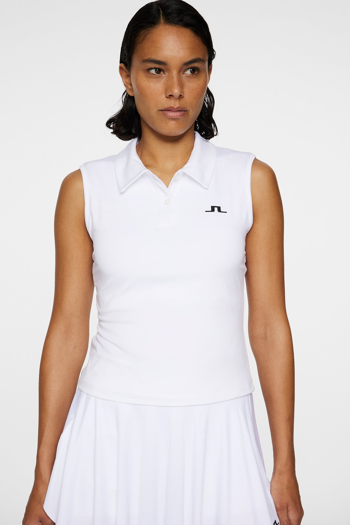 Lindy Top in White by J.Lindeberg