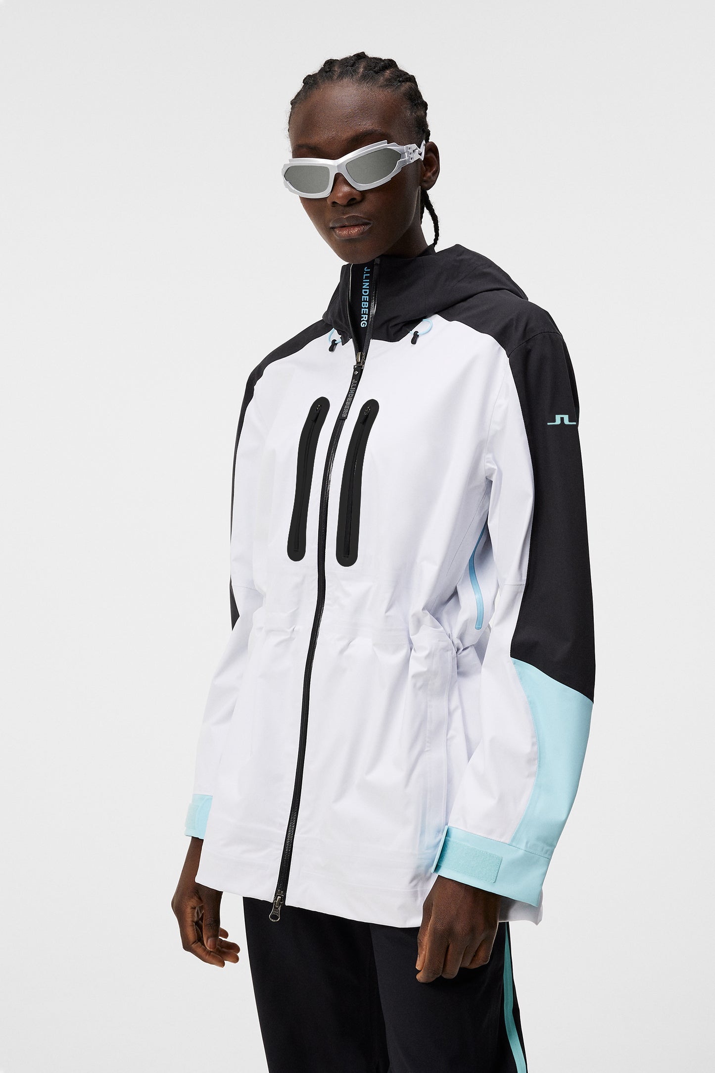Nikola Utility Jacket in White by J.Lindeberg