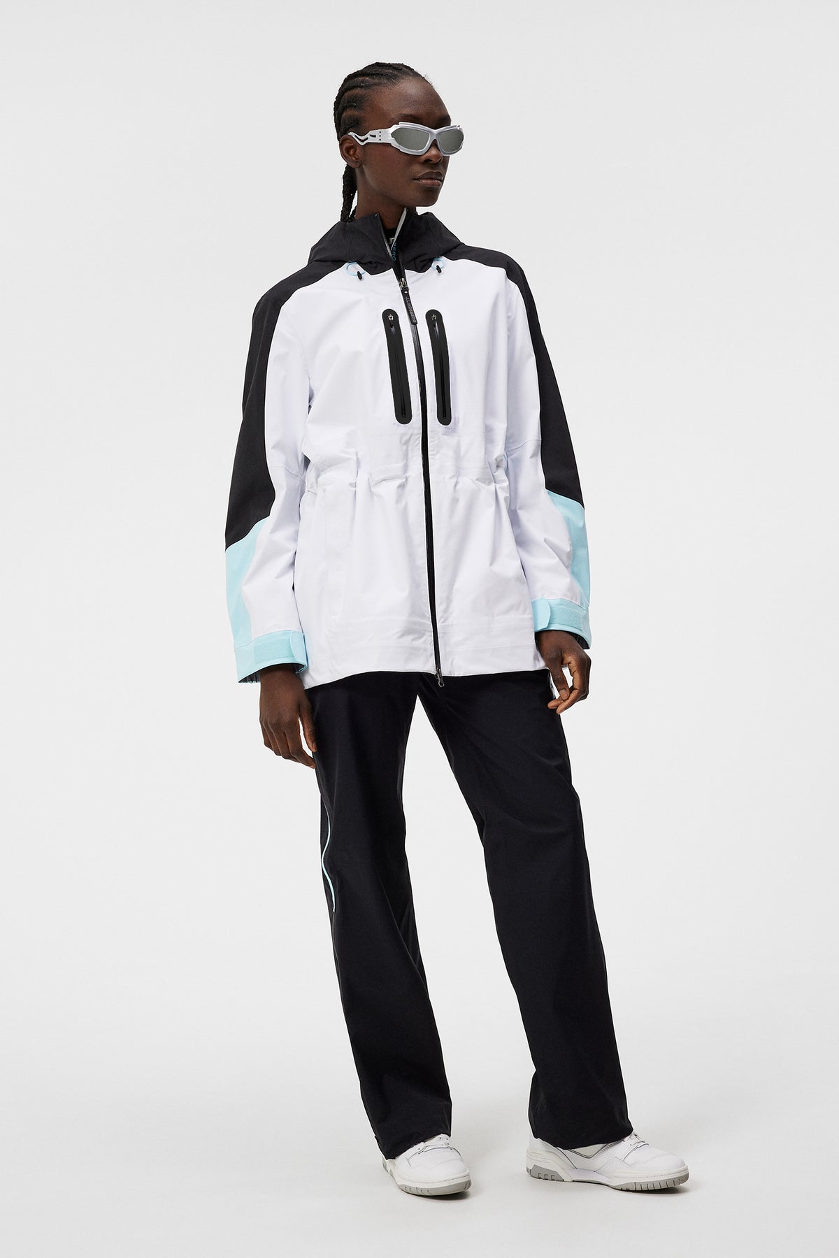 Nikola Utility Jacket in White by J.Lindeberg