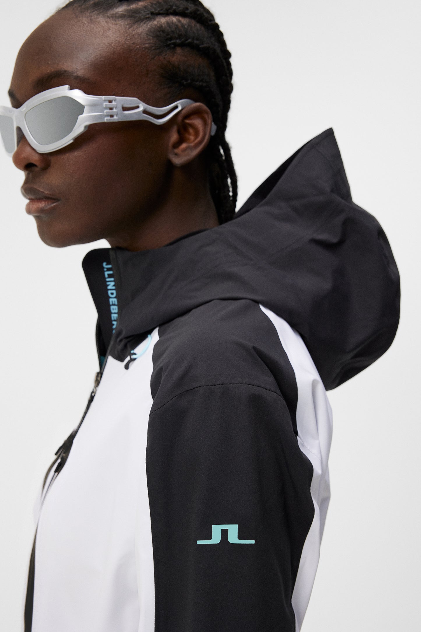 Nikola Utility Jacket in White by J.Lindeberg