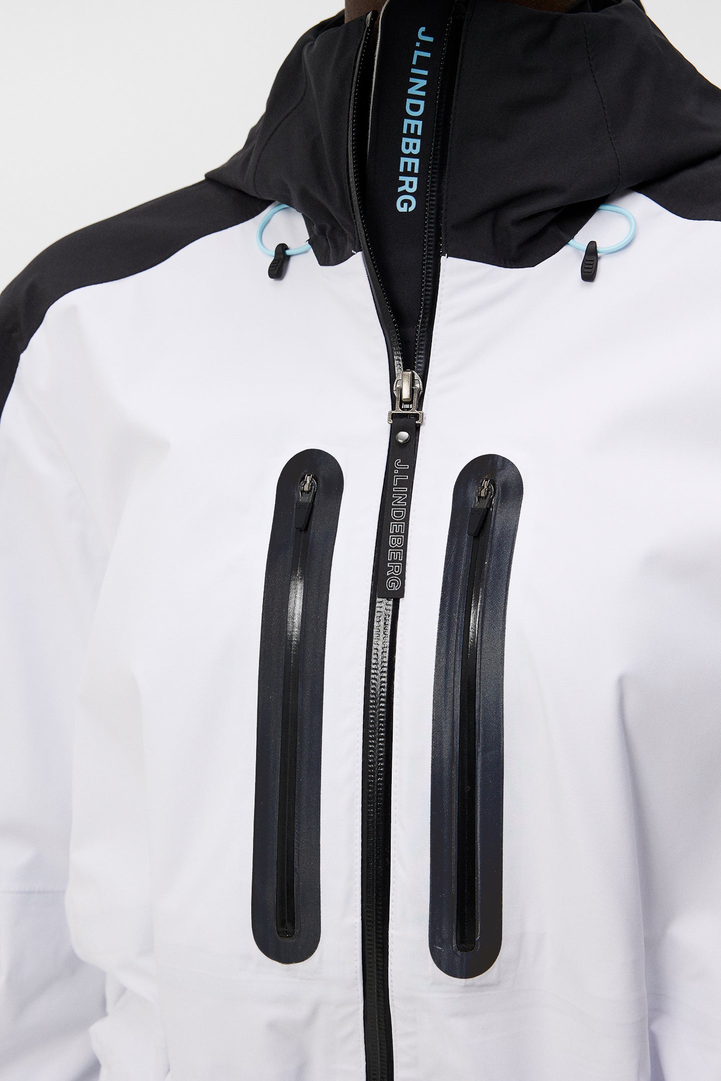 Nikola Utility Jacket in White by J.Lindeberg