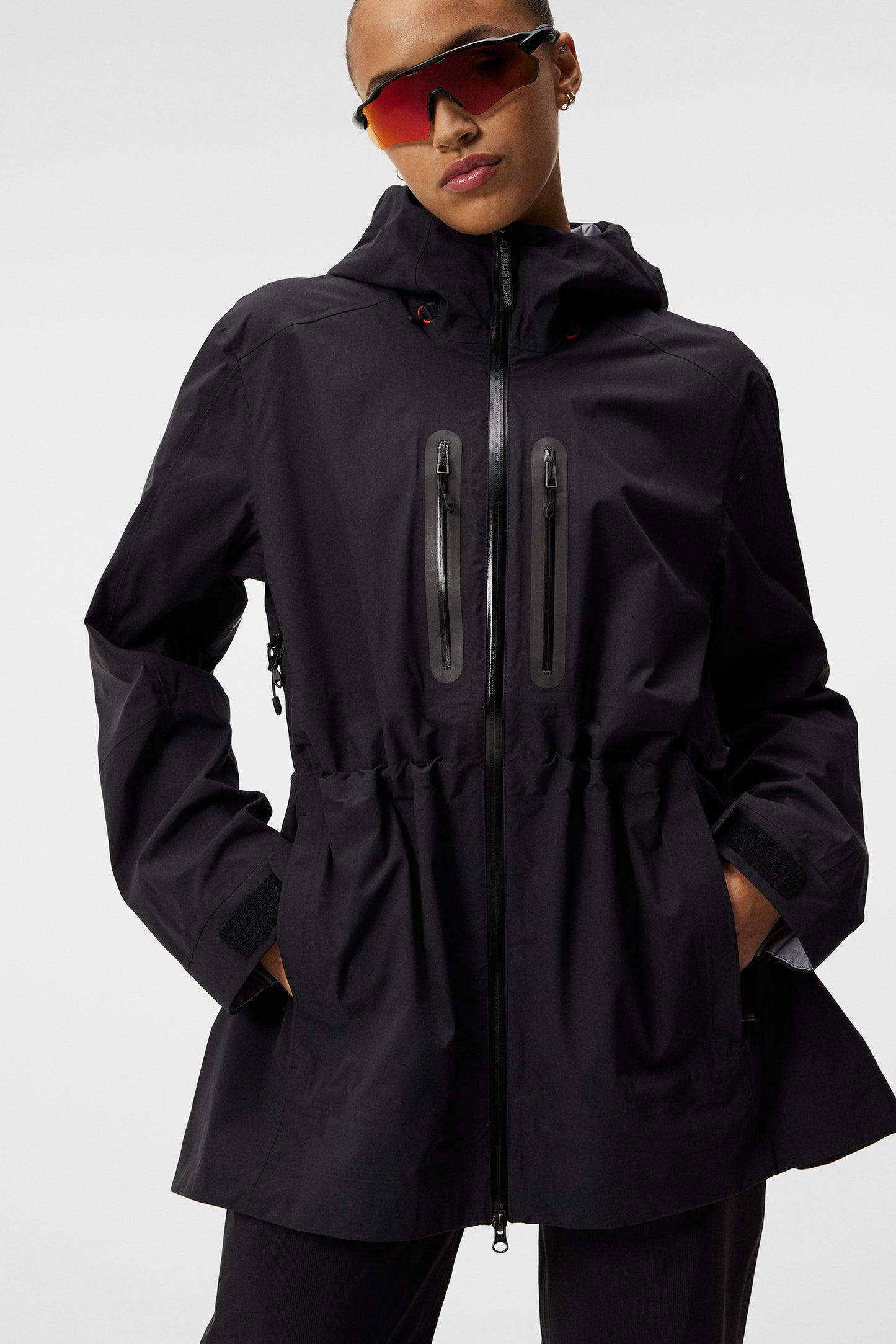 Nikola Utility Jacket in Black by J.Lindeberg