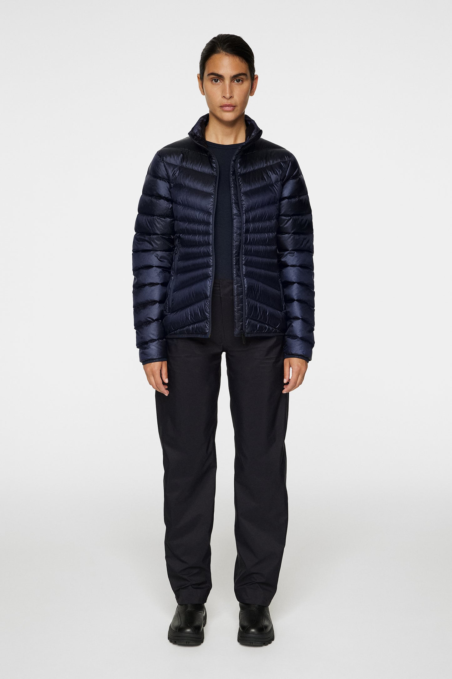 Lara Light Down Jacket in JL Navy by J.Lindeberg