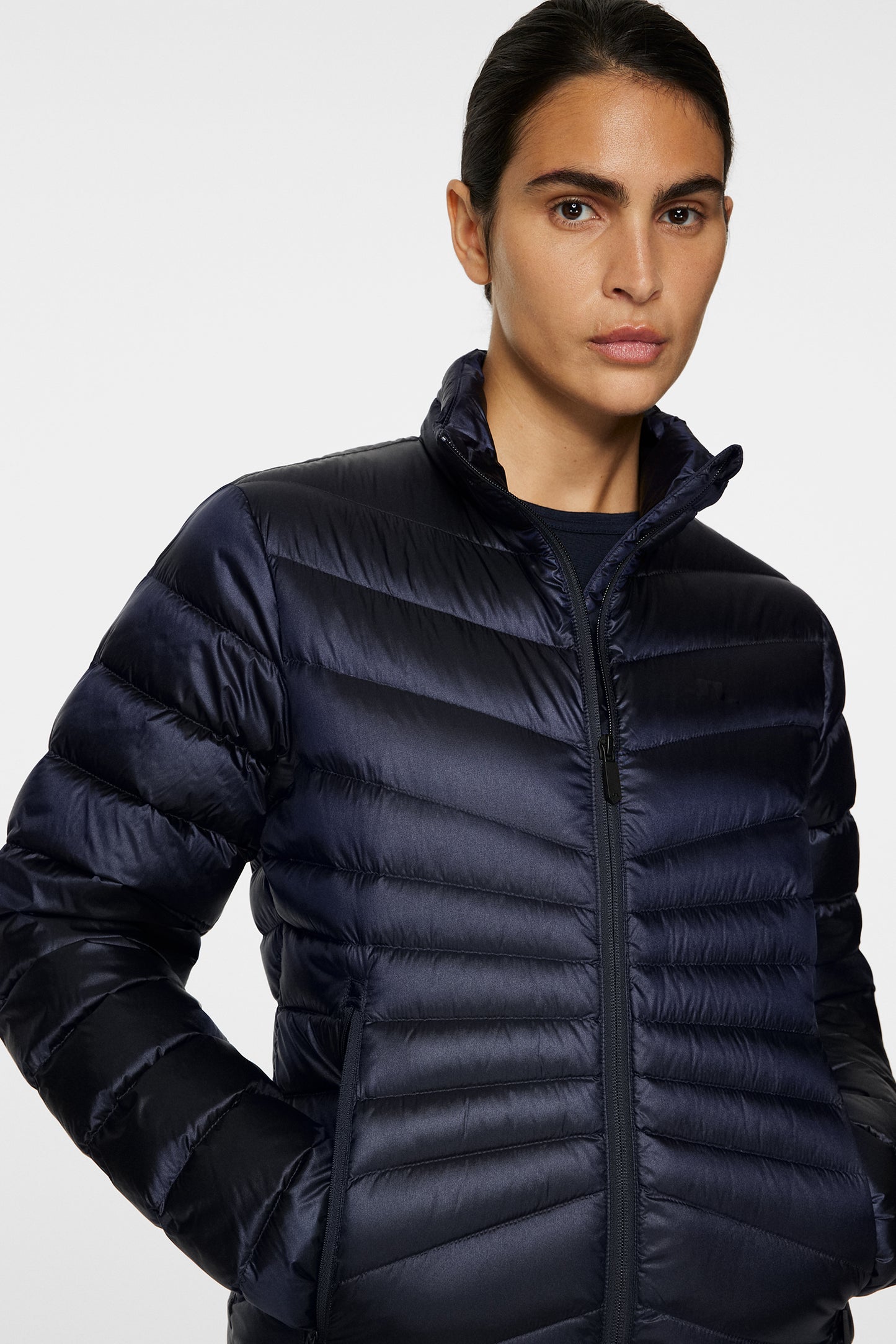 Lara Light Down Jacket in JL Navy by J.Lindeberg