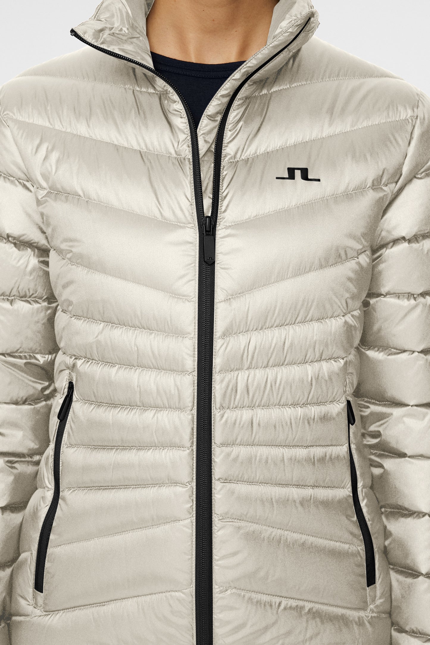 Lara Light Down Jacket in Moonbeam by J.Lindeberg
