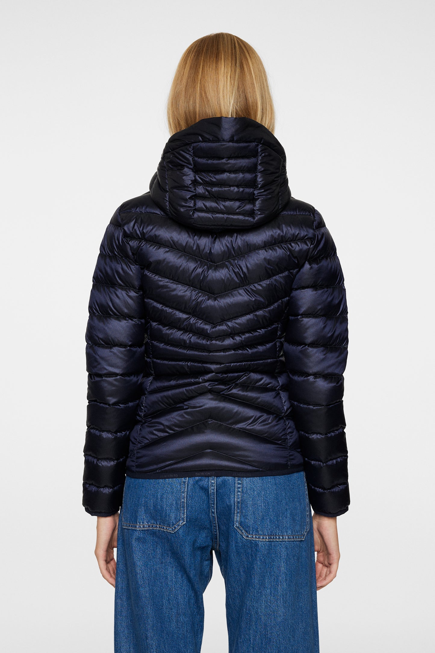 Lara Light Down Hood in JL Navy by J.Lindeberg