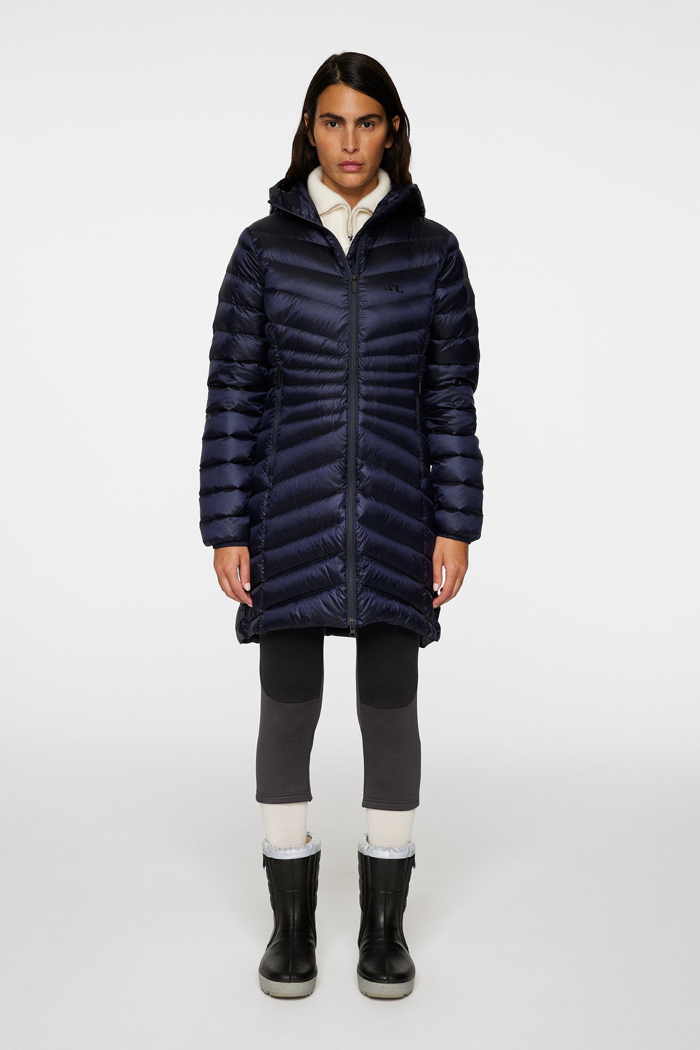 Lara Light Down Parka in JL Navy by J.Lindeberg