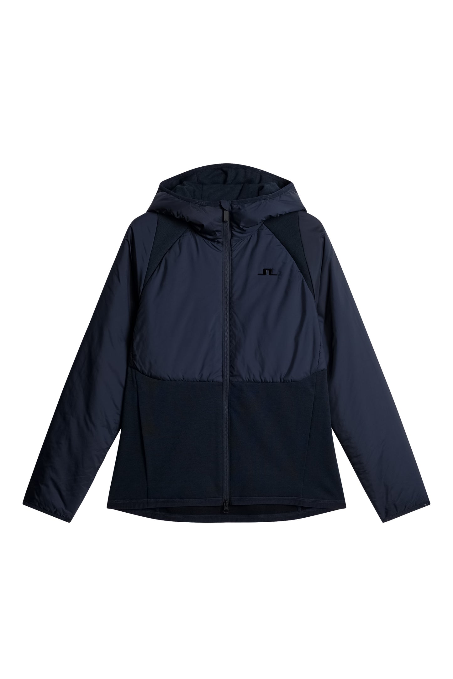 Shona Hybrid Hood Jacket in JL Navy by J.Lindeberg