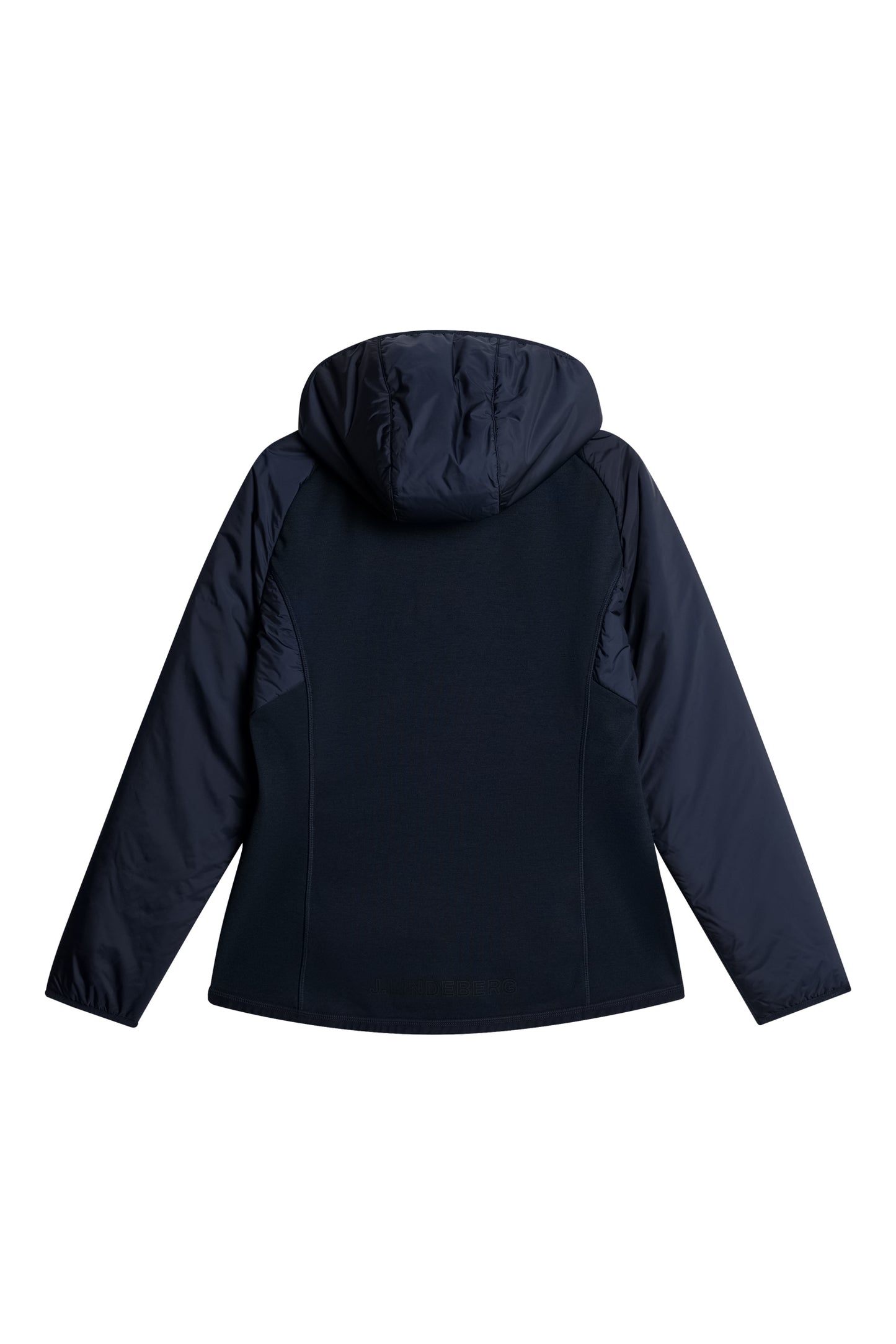 Shona Hybrid Hood Jacket in JL Navy by J.Lindeberg