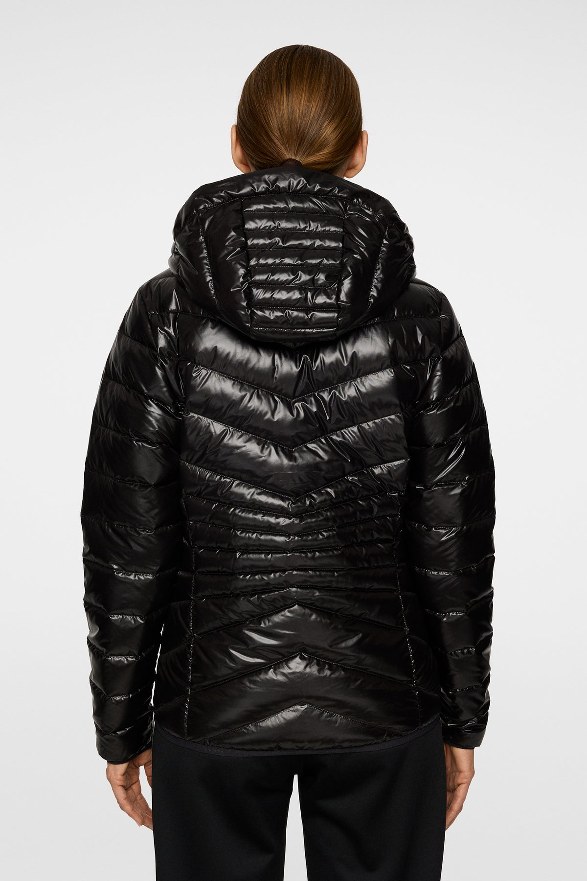 Lara Light Down Hood in Black by J.Lindeberg