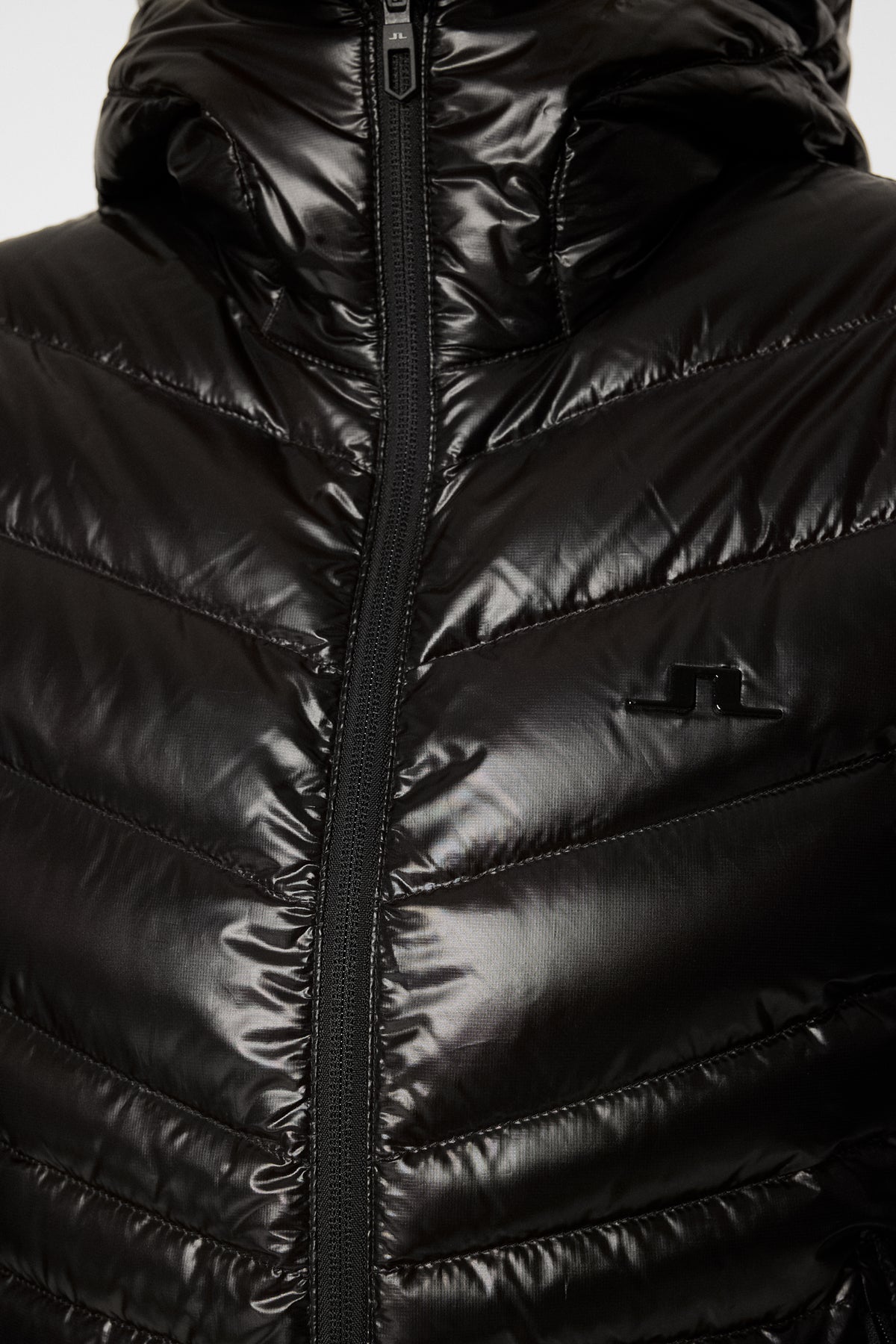 Lara Light Down Hood in Black by J.Lindeberg