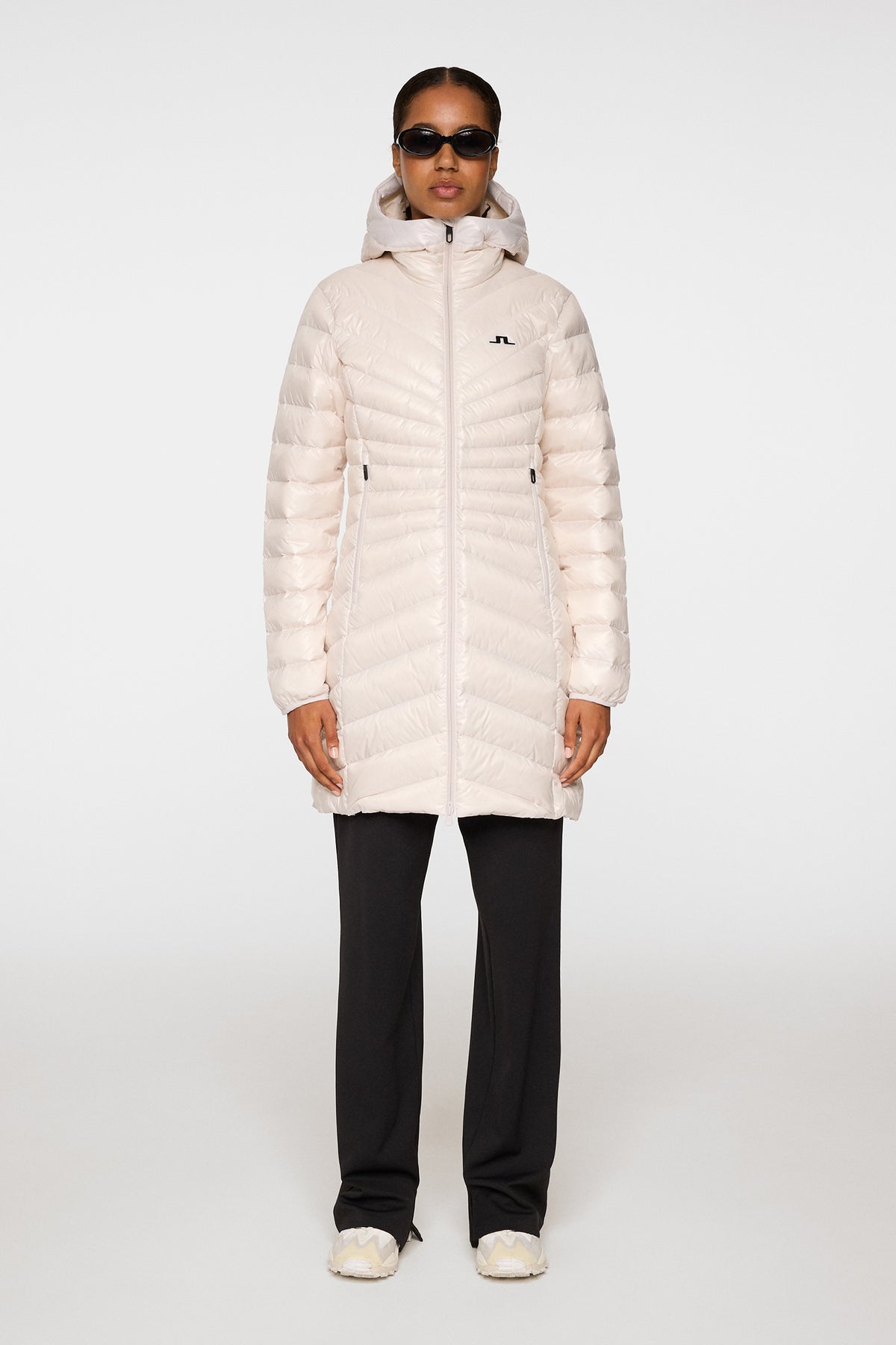 Lara Light Down Parka in Grey Lilac by J.Lindeberg