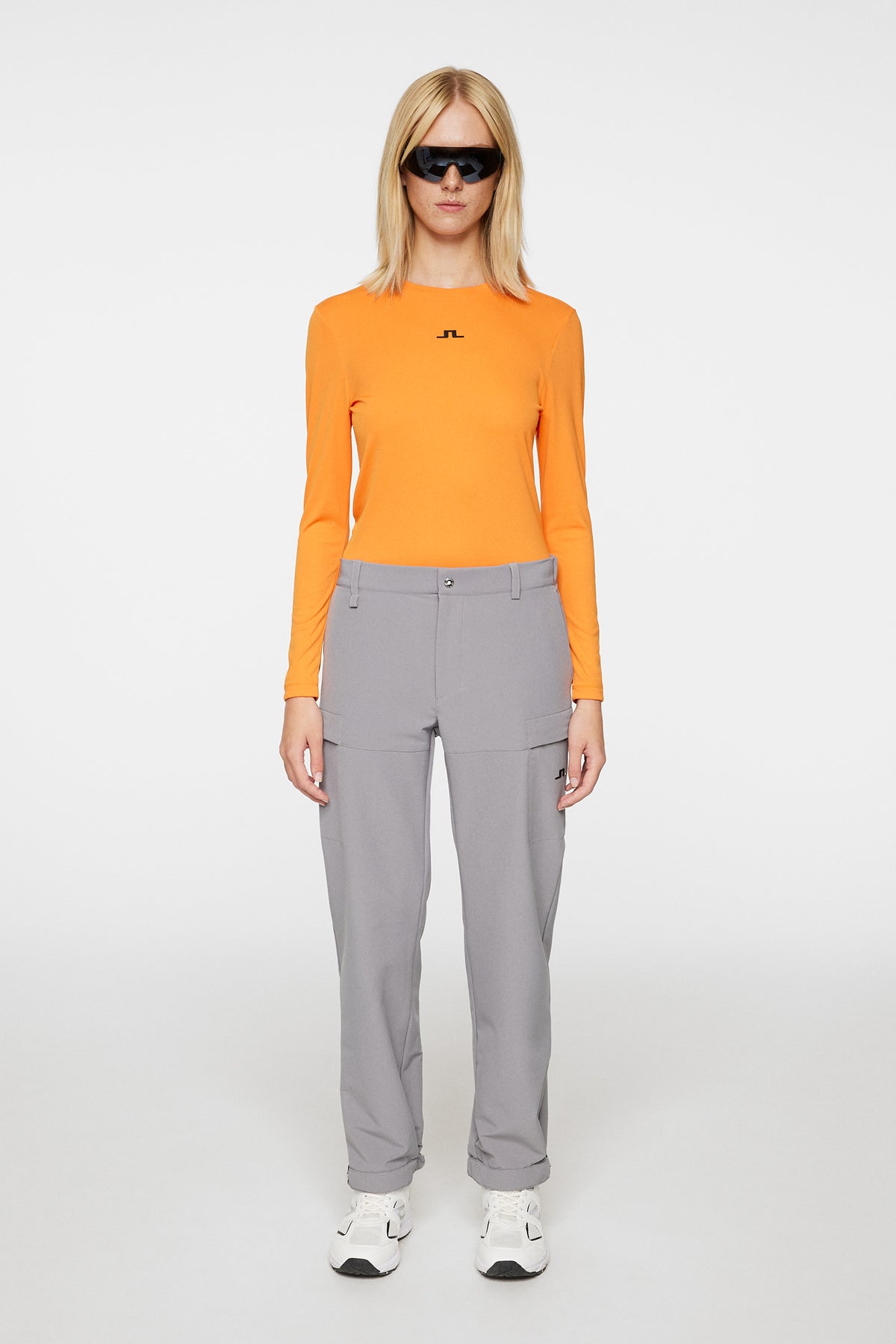 Glenda Softshell Pants in Night Owl by J.Lindeberg