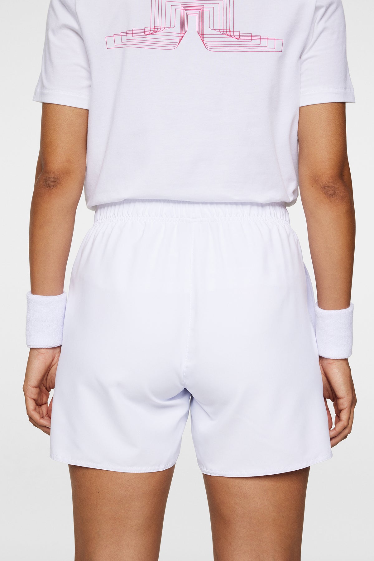 Pricilla Shorts in White by J.Lindeberg