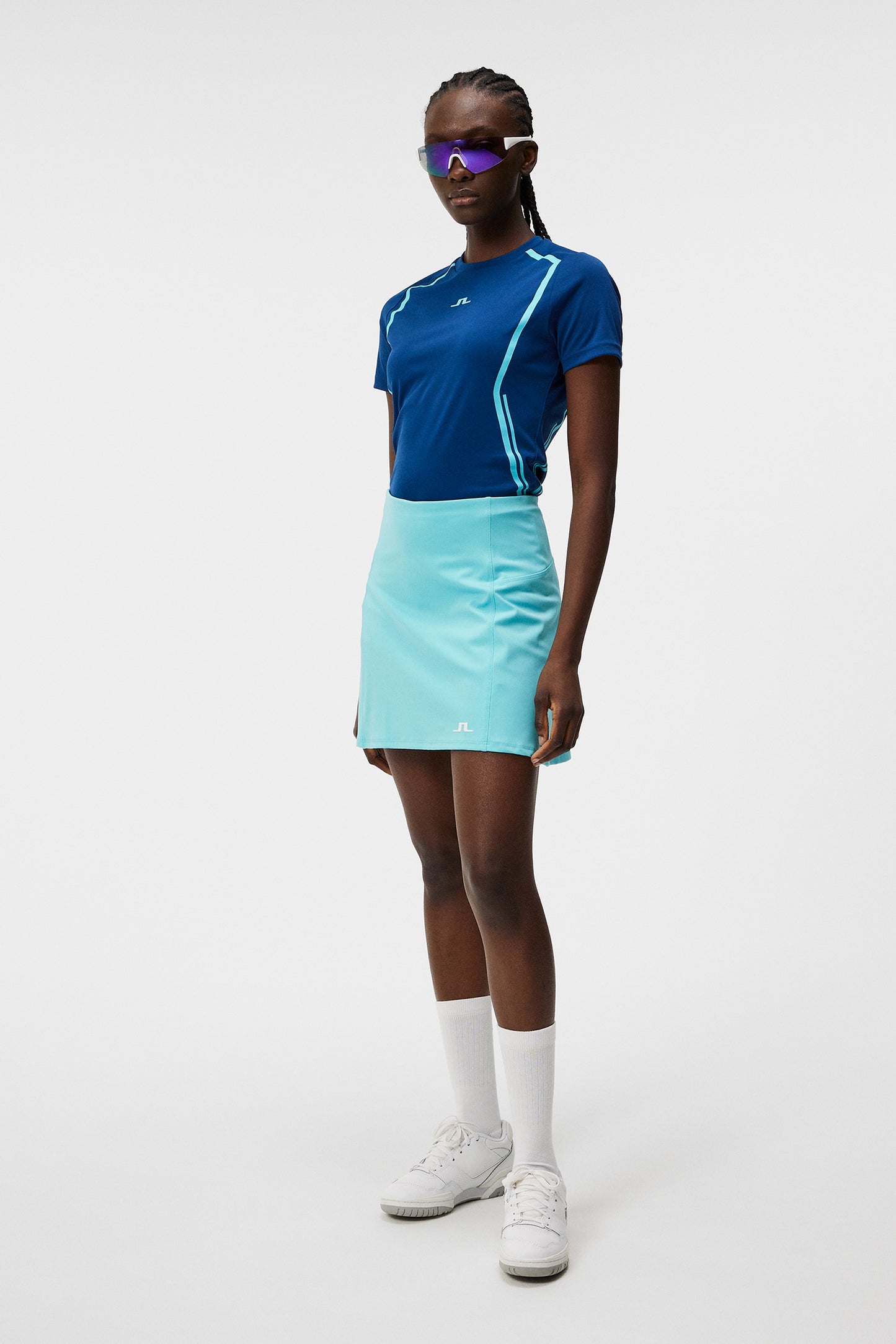 Kayla Skirt in Blue Curacao by J.Lindeberg