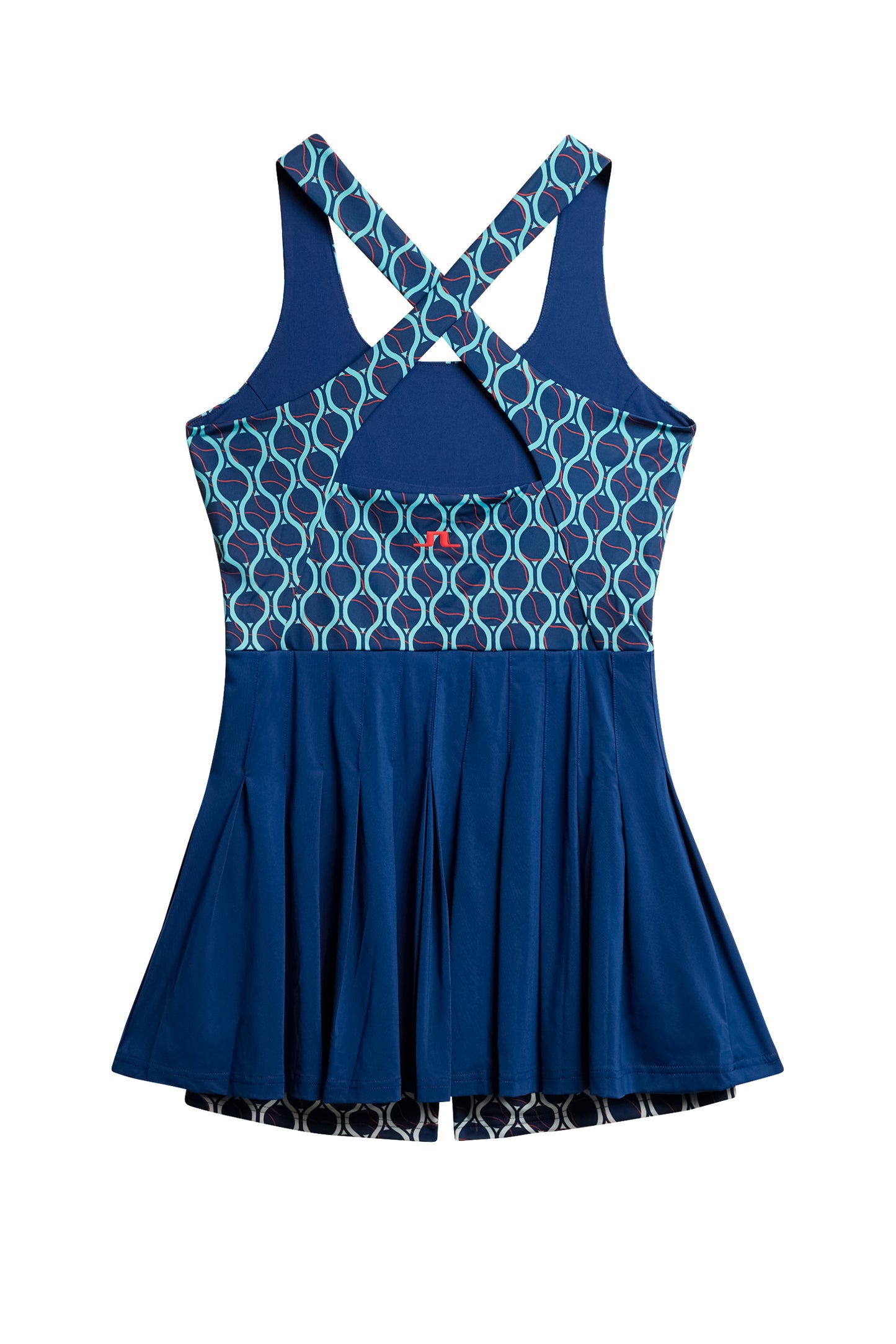 Rachel Print Dress in Racket Fade Estate by J.Lindeberg