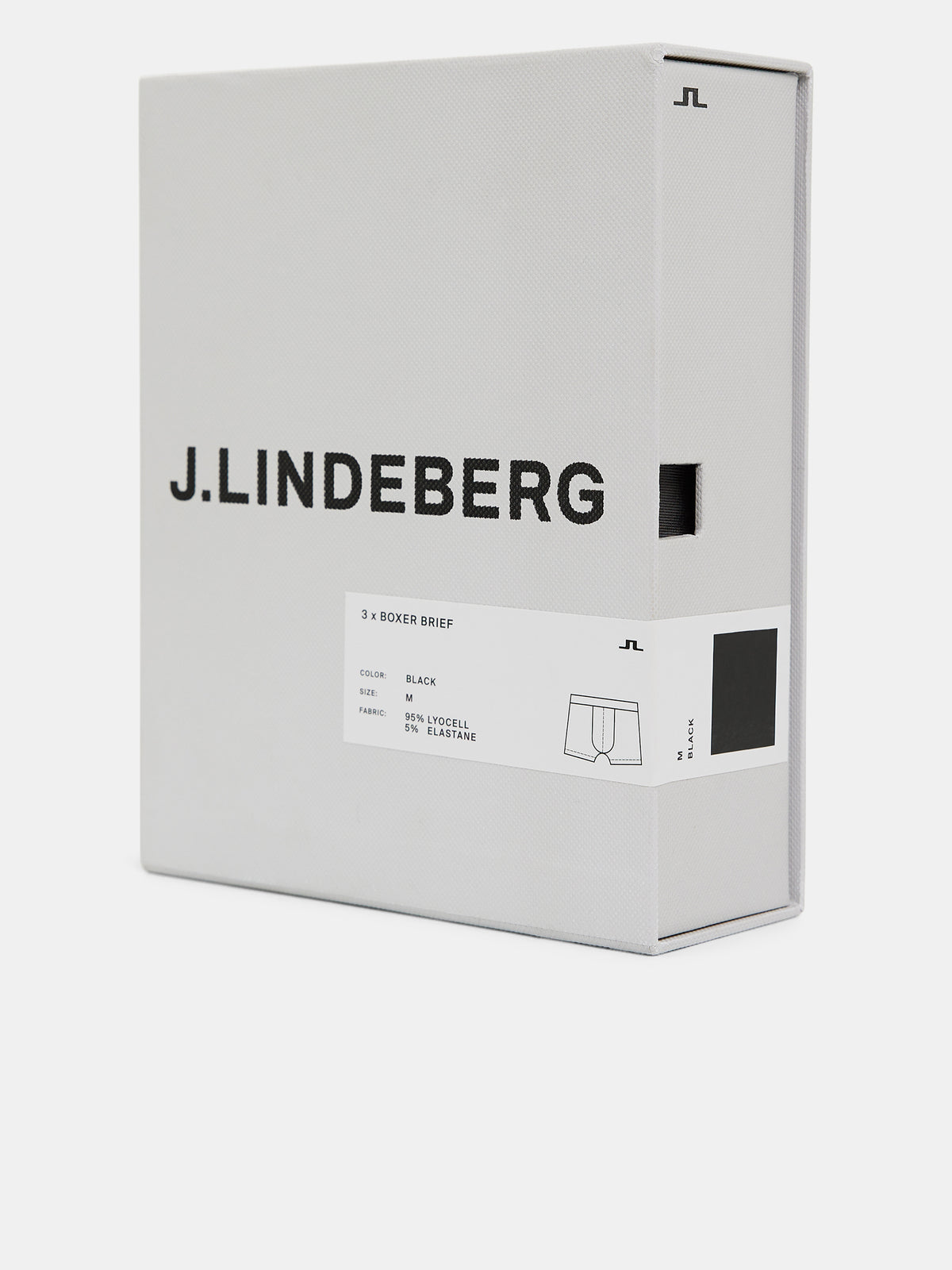 Bridge Lyocell Boxer in Black by J.Lindeberg