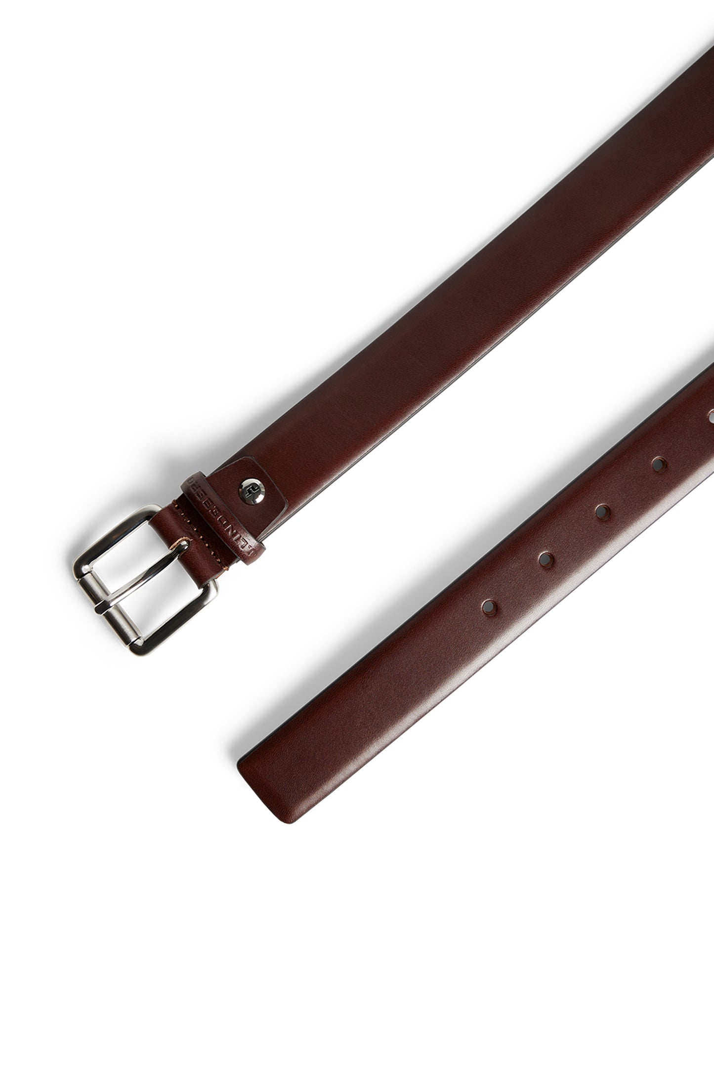 Bill Leather Belt in Bitter Chocolate by J.Lindeberg