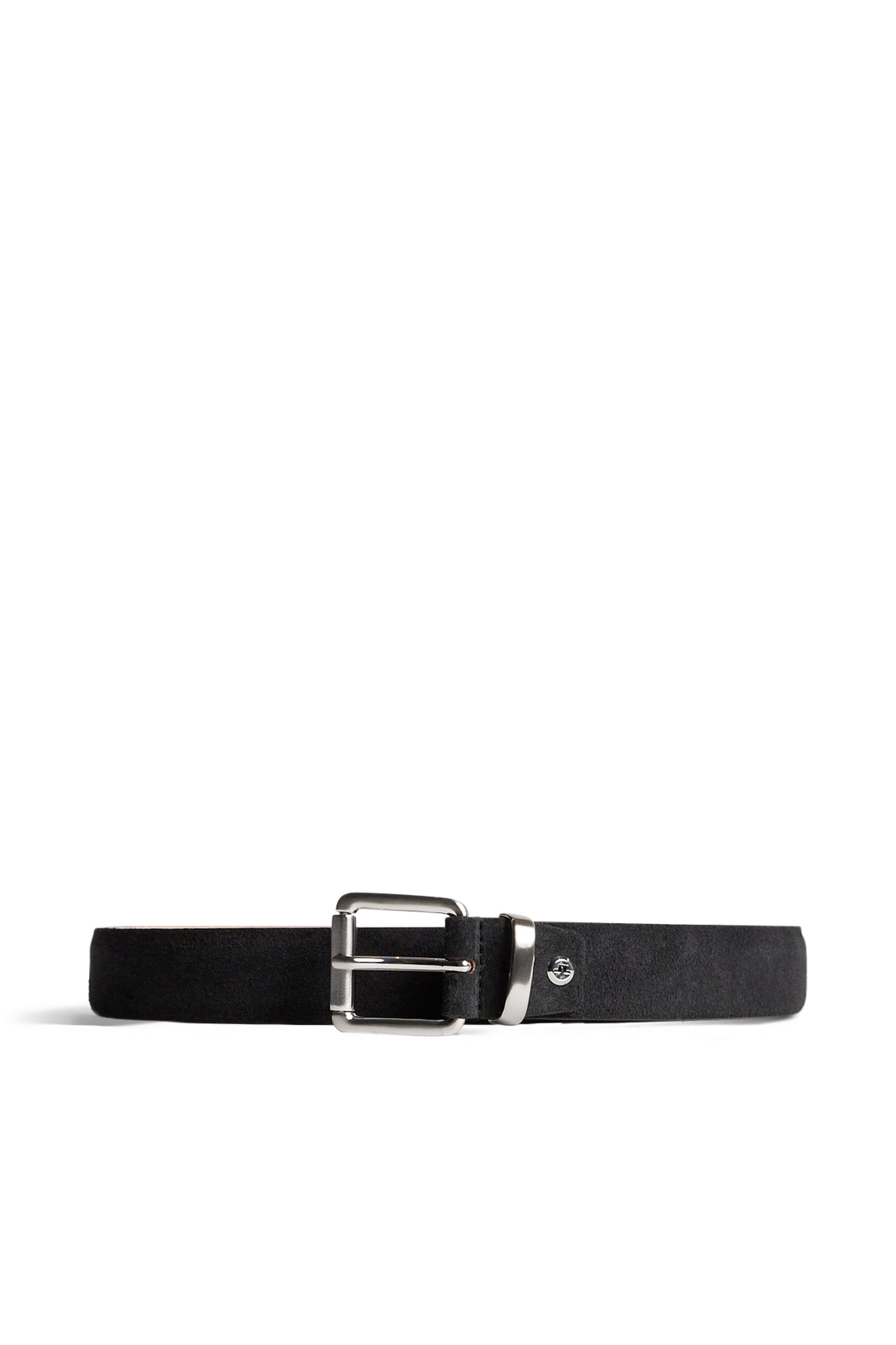 Bobby Suede Belt in Black by J.Lindeberg