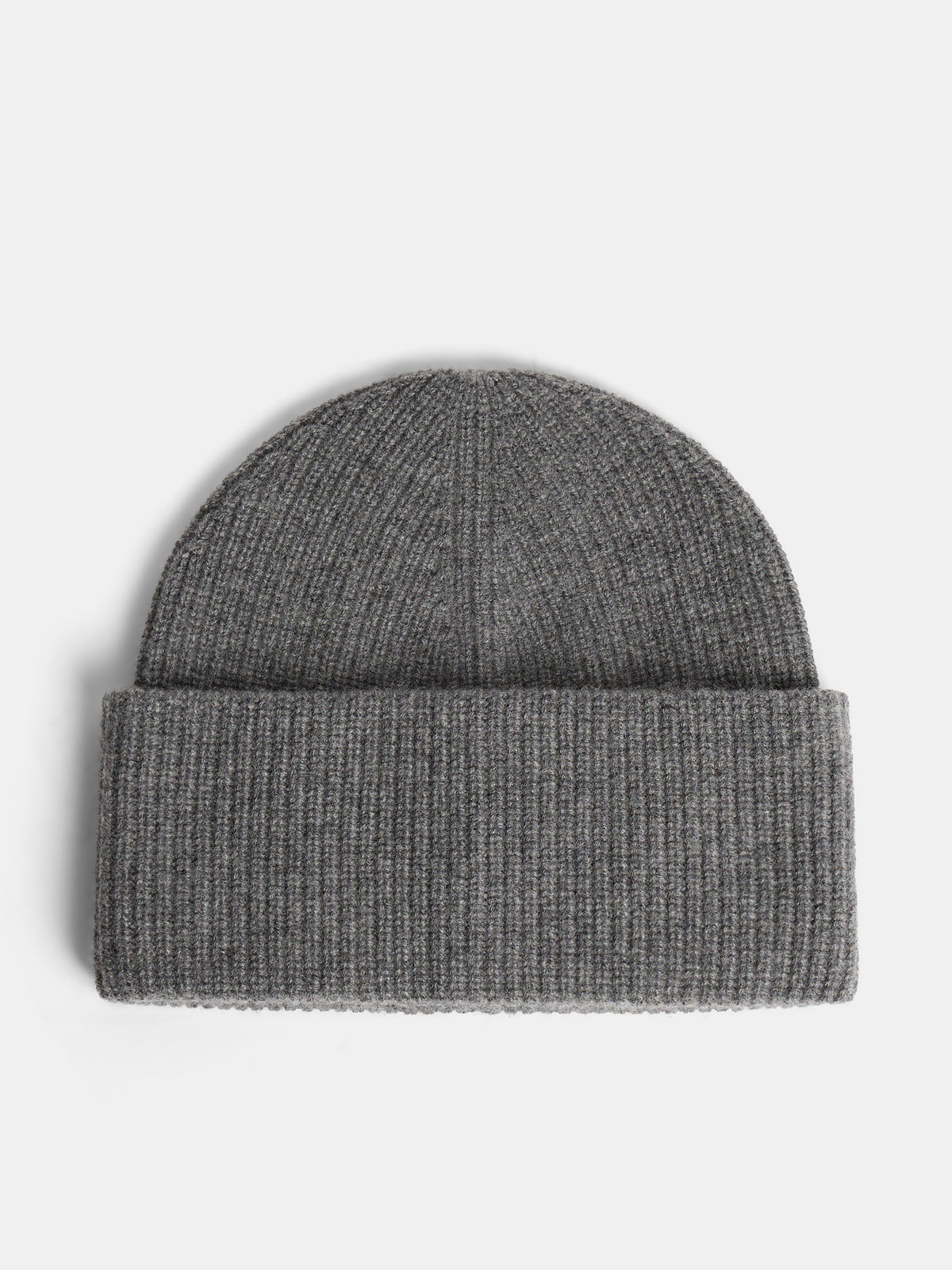 Monti Cashmere Blend Beanie in Mid Grey Melange by J.Lindeberg