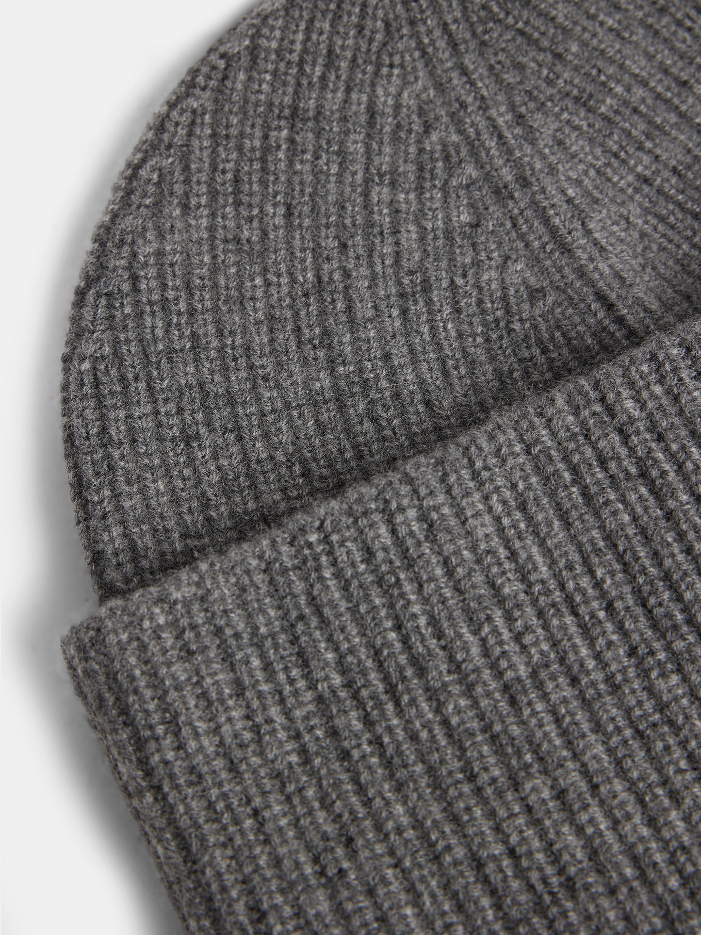 Monti Cashmere Blend Beanie in Mid Grey Melange by J.Lindeberg