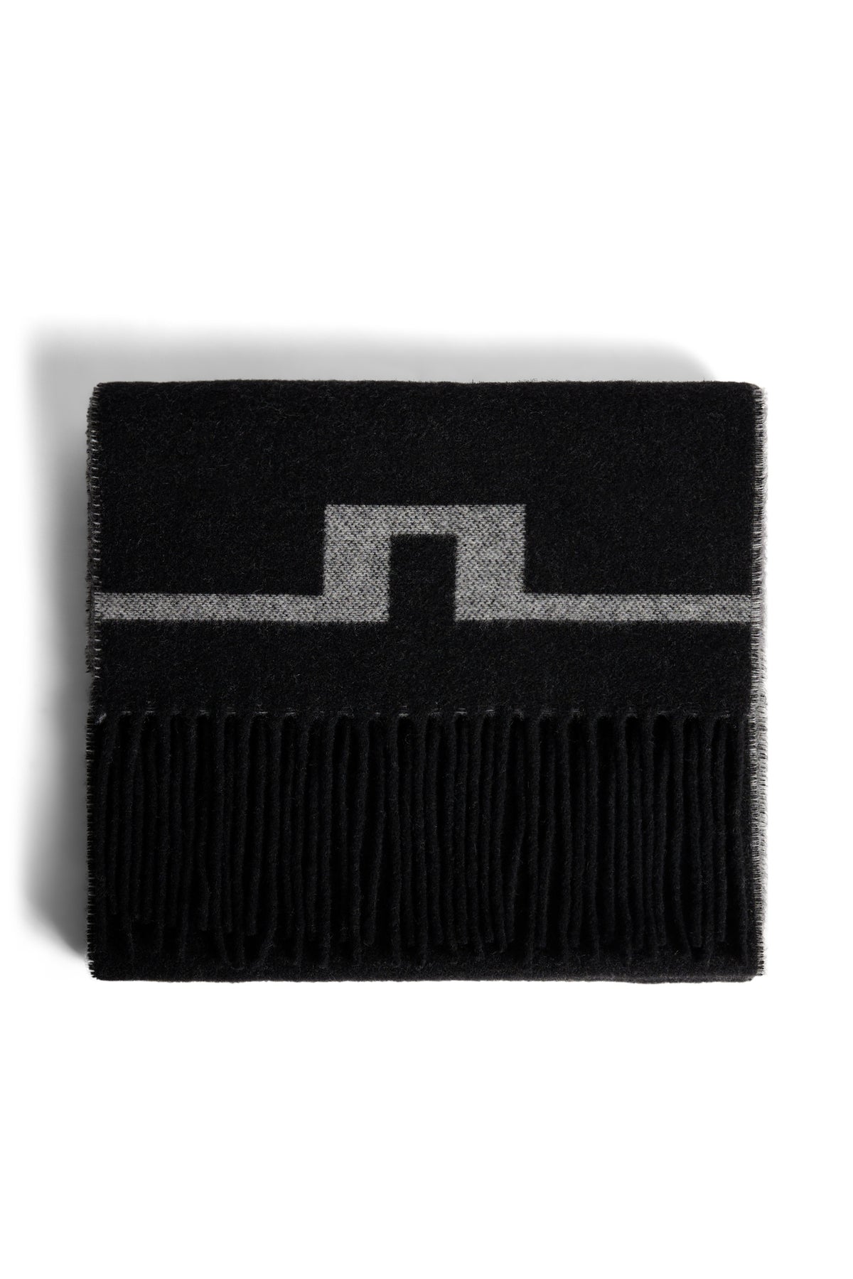 Champ Double Sided  Scarf in Black by J.Lindeberg