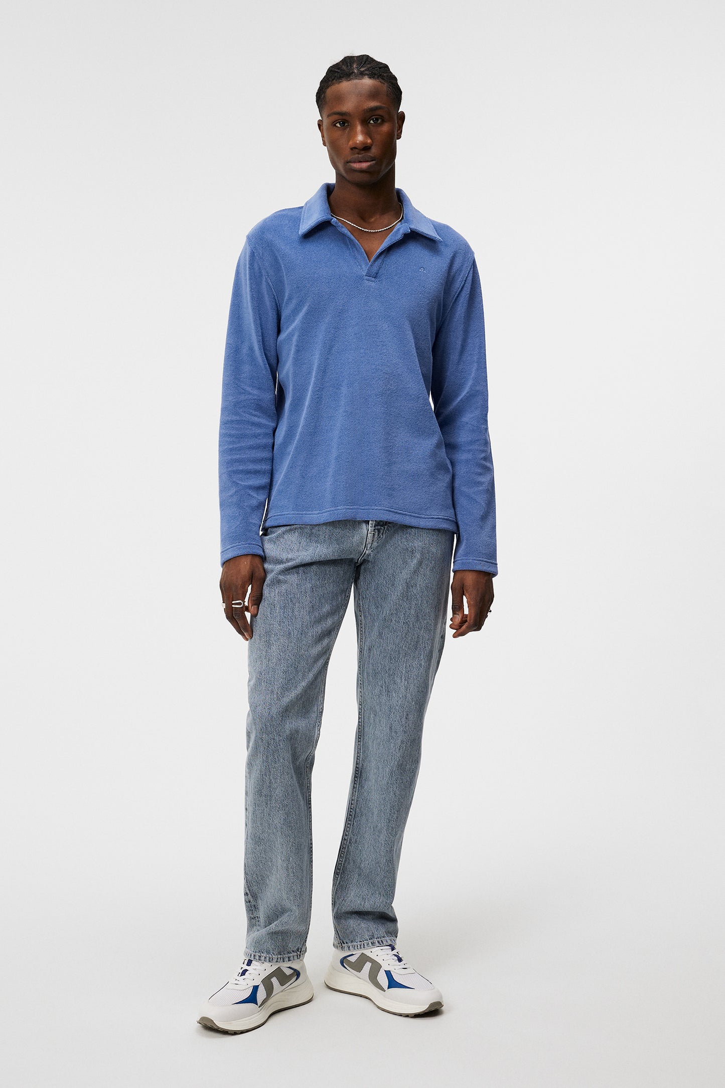 Thomas Terry Shirt in Bijou Blue by J.Lindeberg