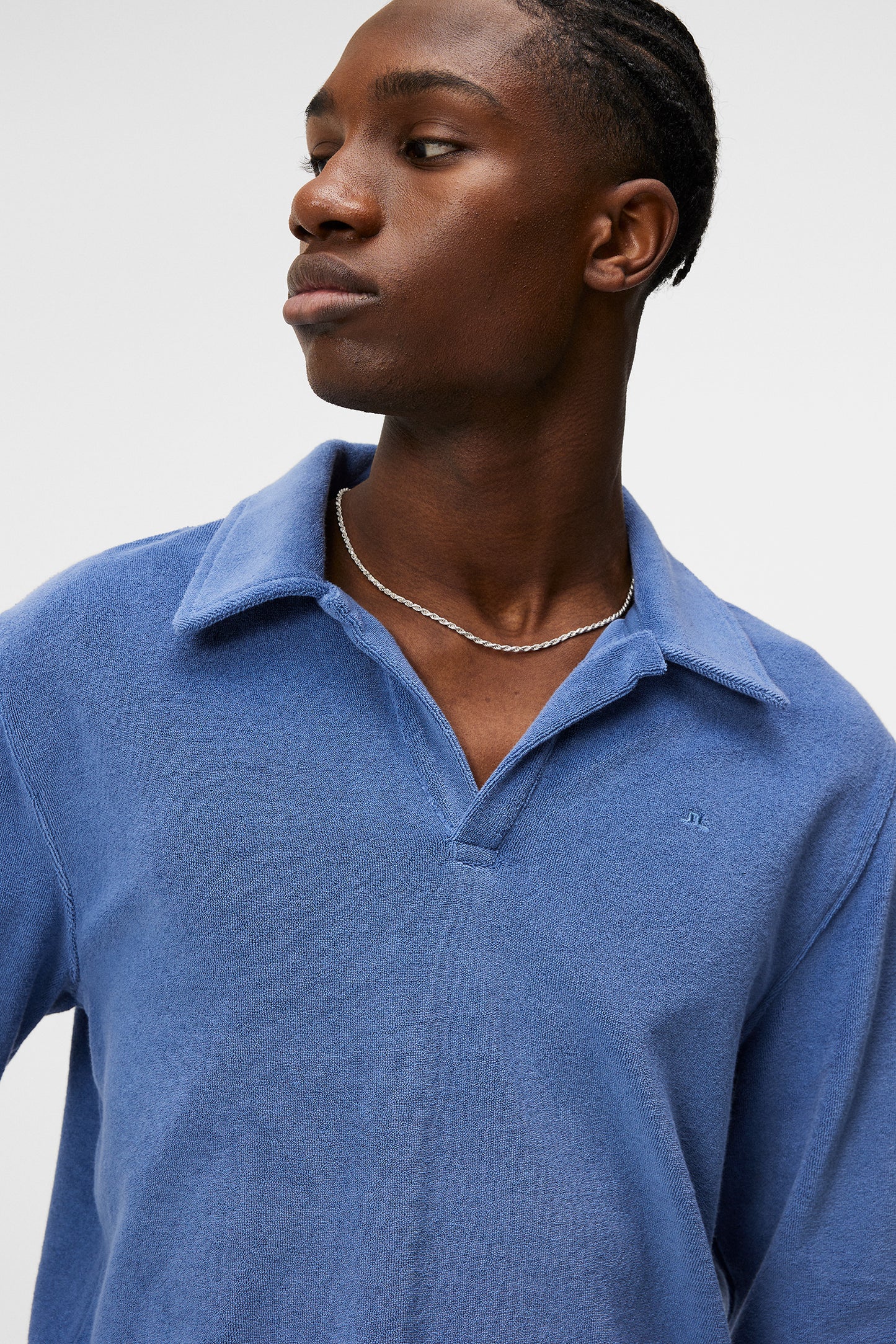 Thomas Terry Shirt in Bijou Blue by J.Lindeberg