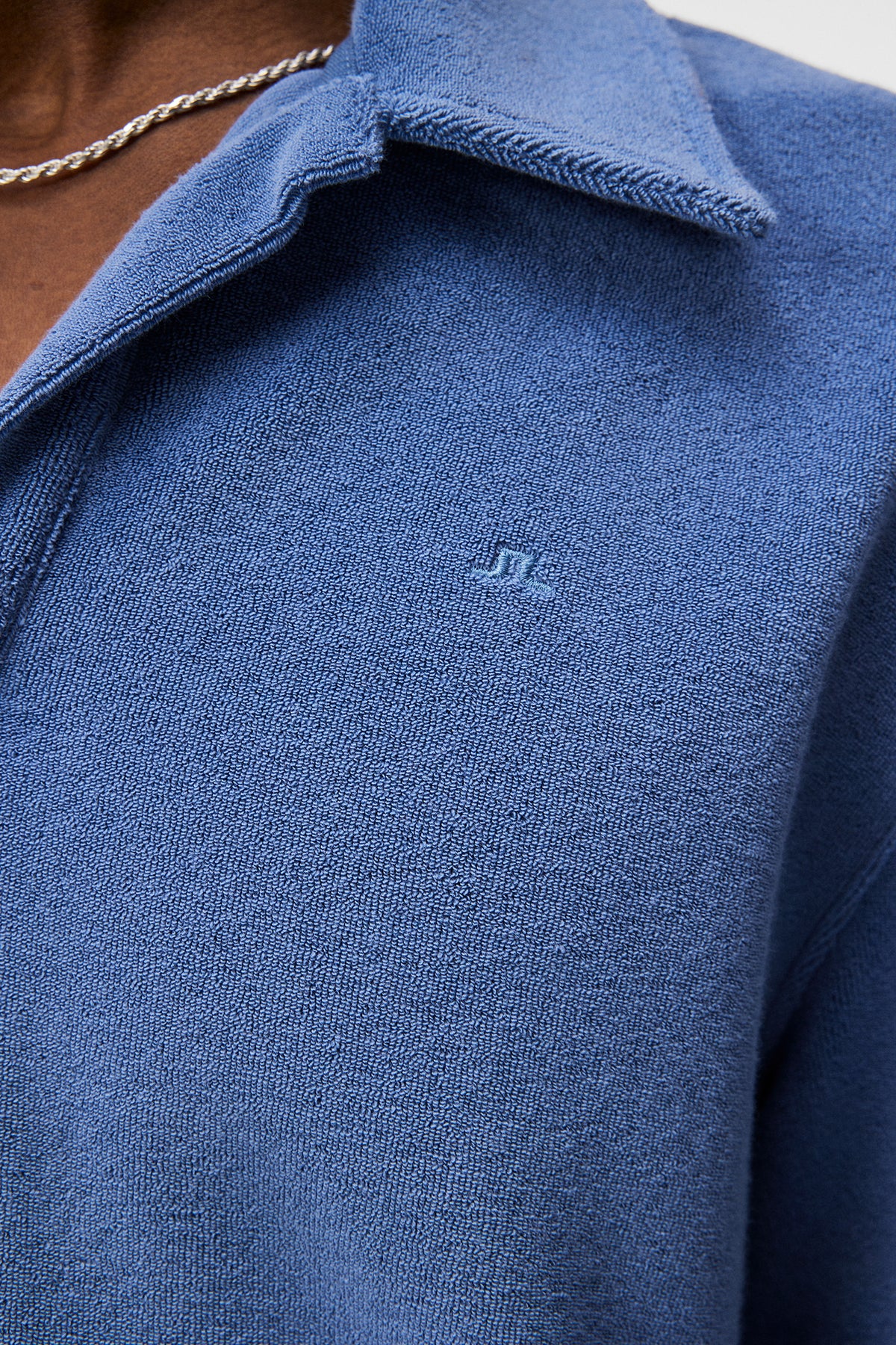 Thomas Terry Shirt in Bijou Blue by J.Lindeberg