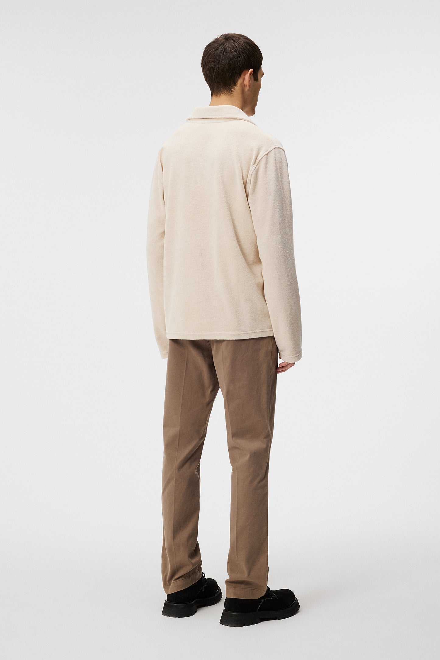 Thomas Terry Shirt in Moonbeam by J.Lindeberg