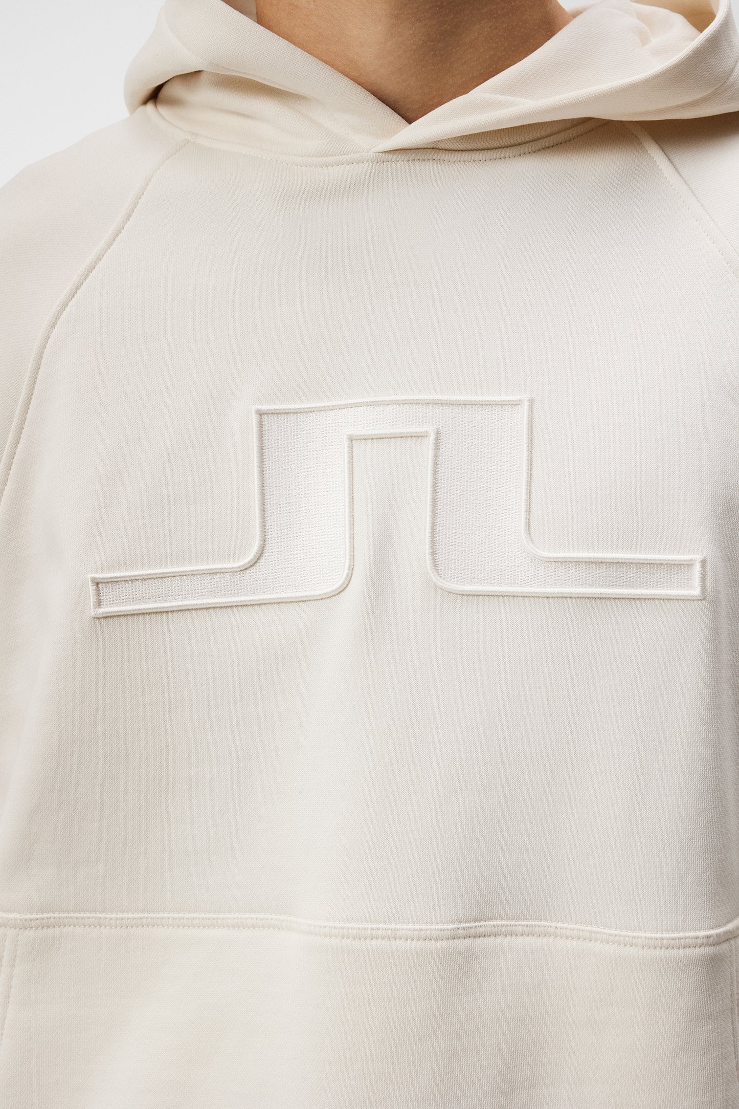 Callan Bridge Hoodie in Cloud White by J.Lindeberg