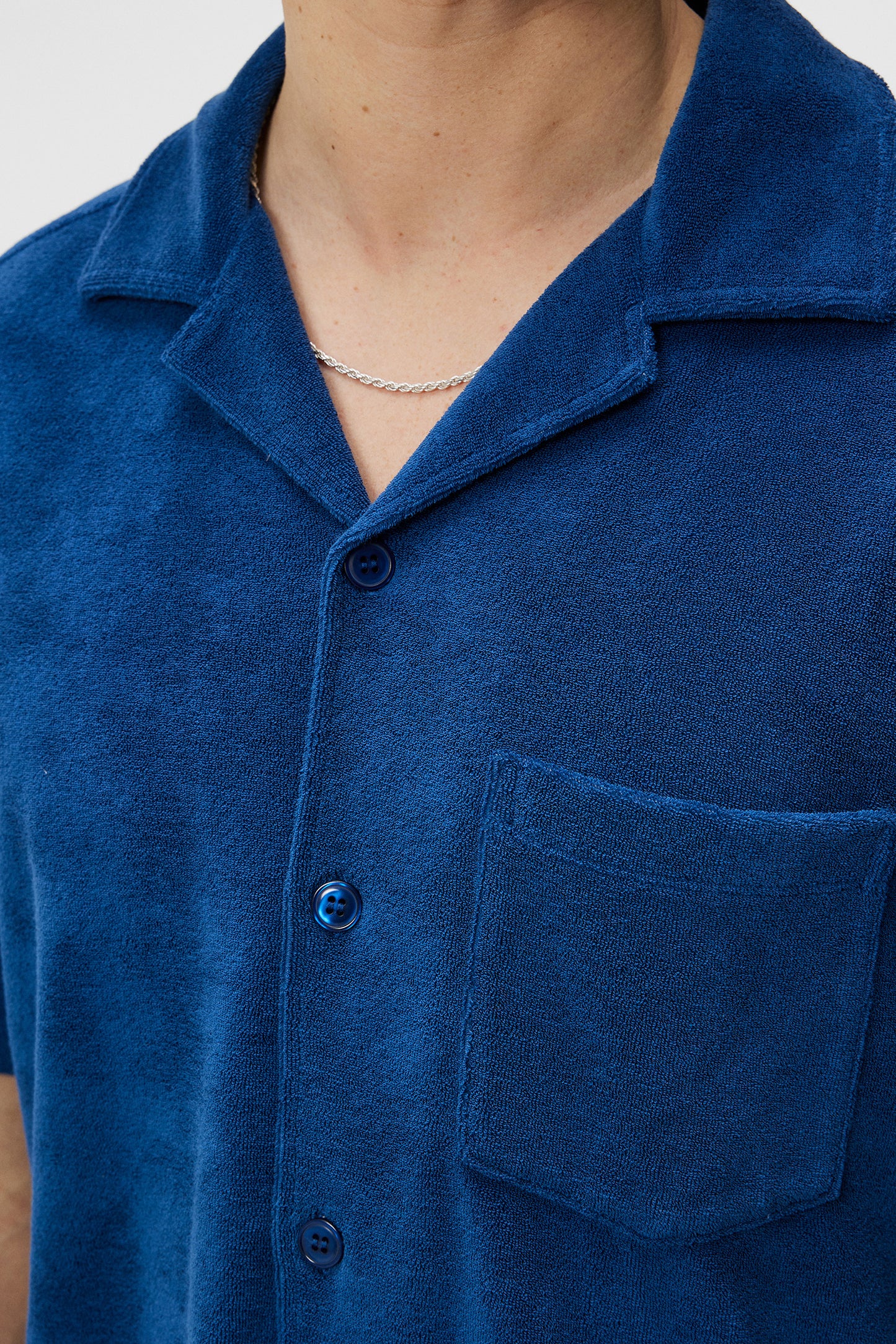 Ted Terry Resort Shirt in Estate Blue by J.Lindeberg