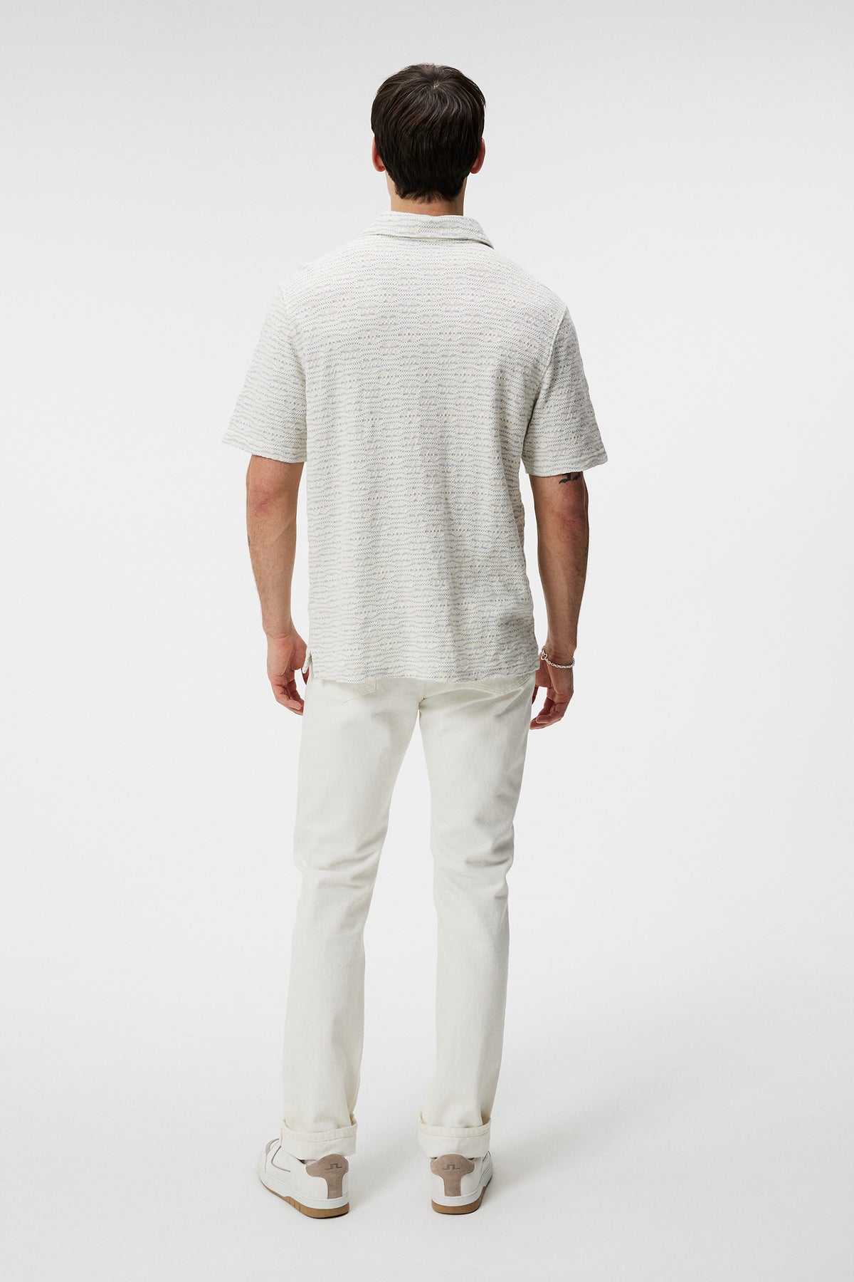 Torpa  Structure Shirt in Chambray Blue by J.Lindeberg